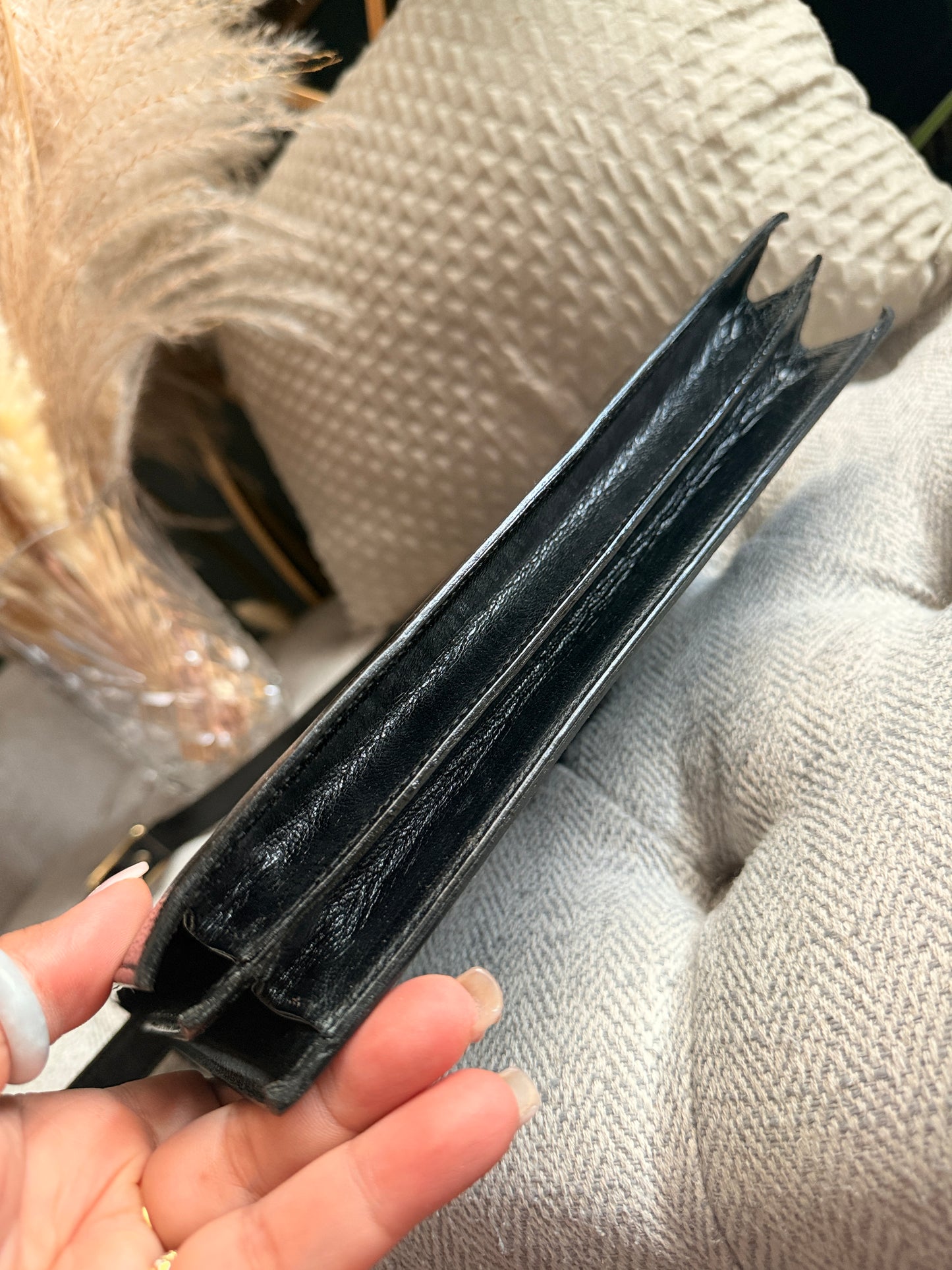 YSL Vintage Leather Shoulder Bag/Clutch