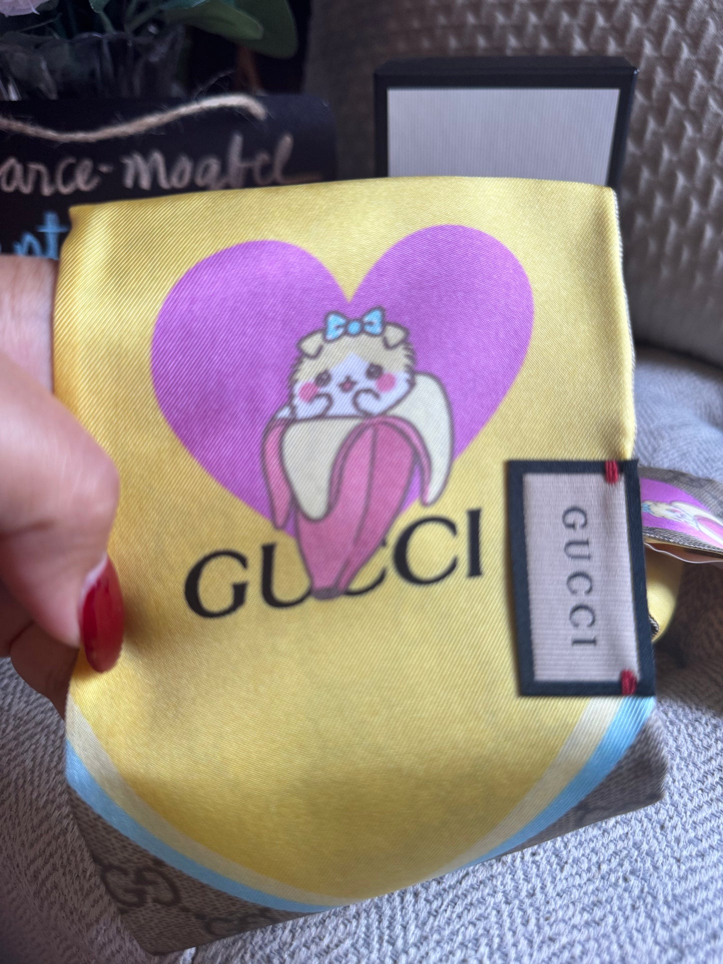 Gucci Bananya Scarf/Twilly