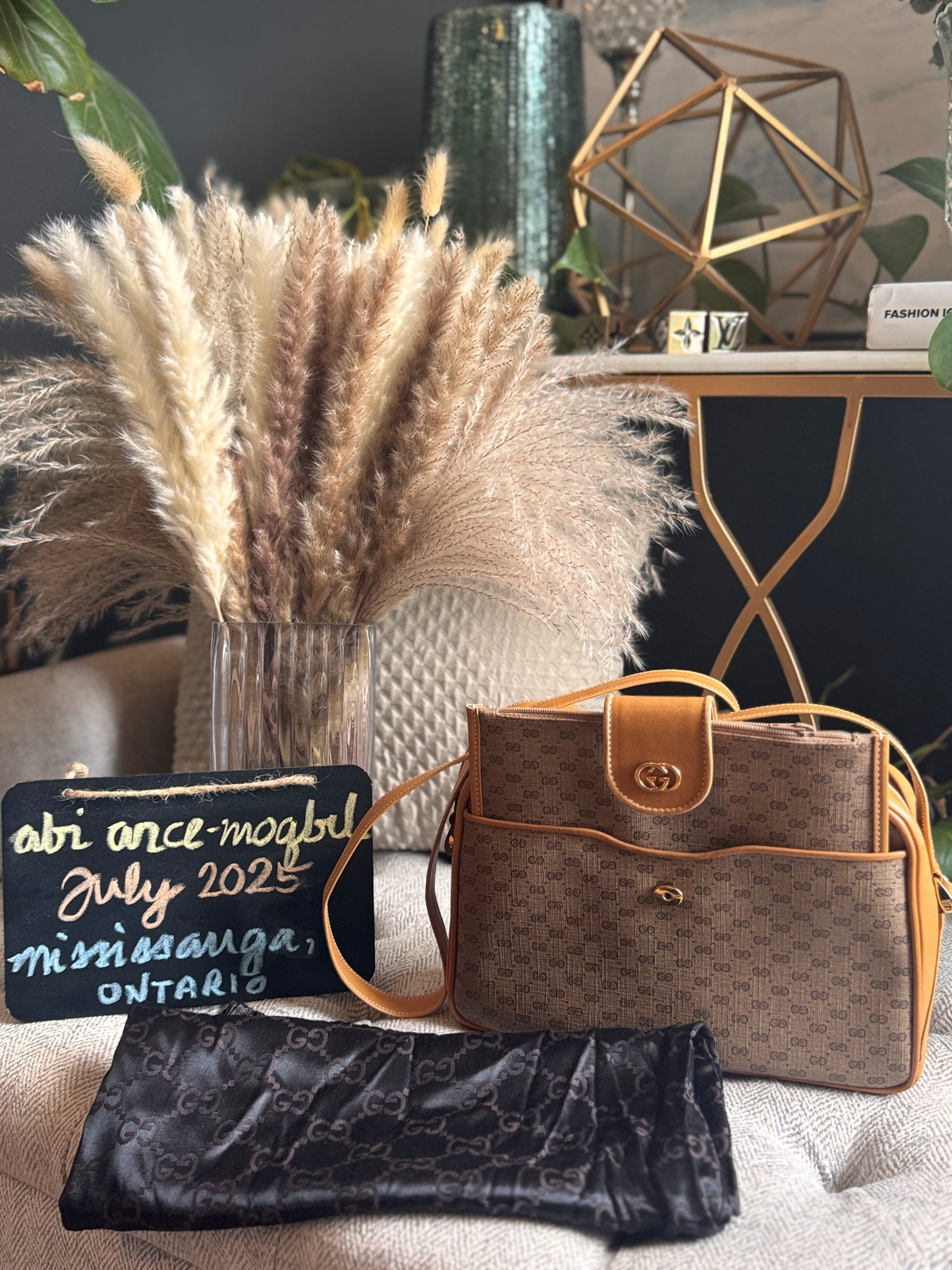 Gucci Vintage Micro GG Camera Bag