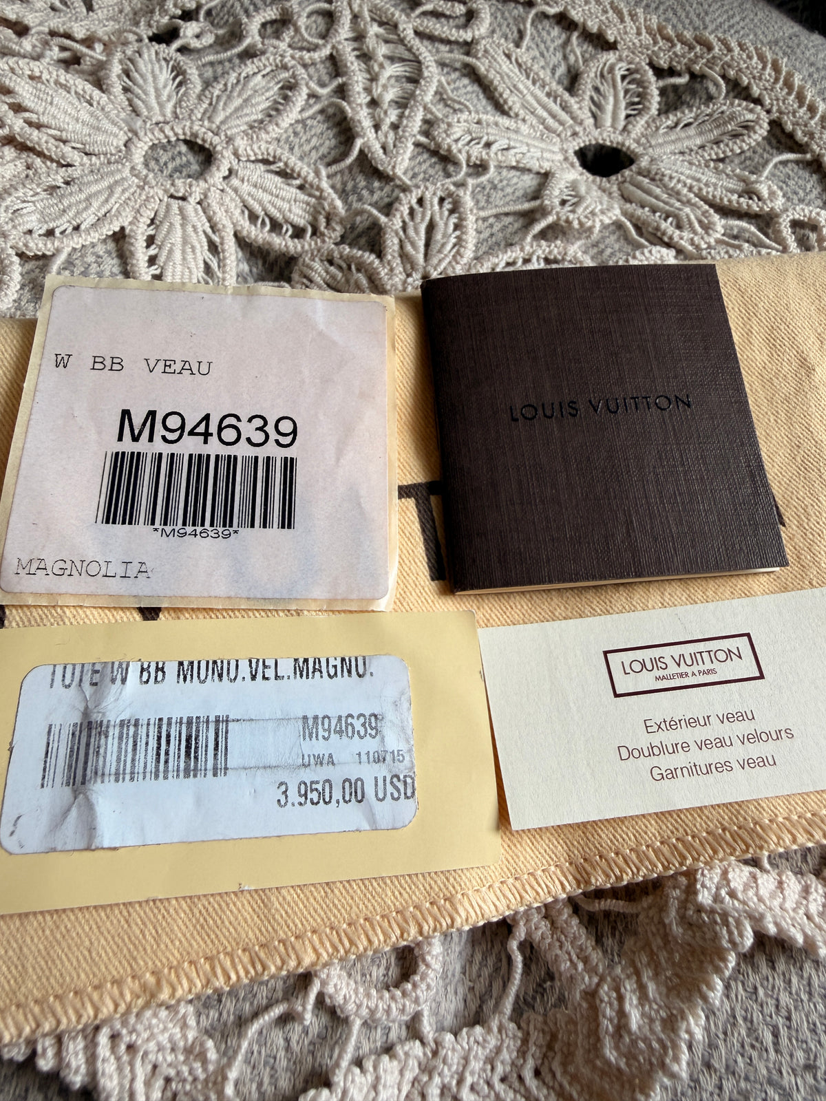 Louis Vuitton W Tote BB