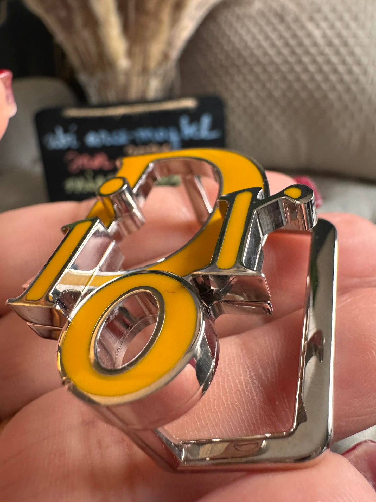 Dior Belt Buckle (no belt strap-buckle only)