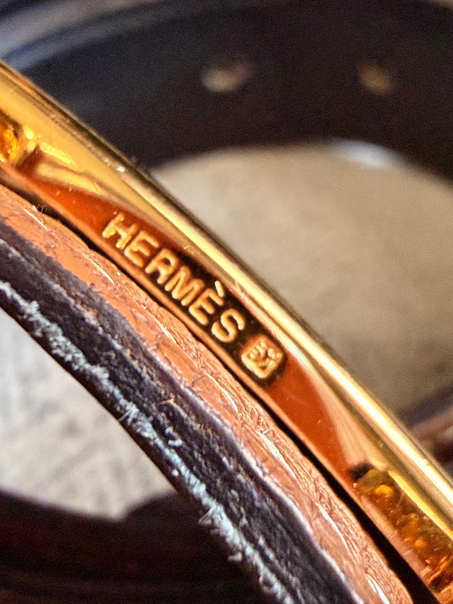 Hermes Constance Belt size 90