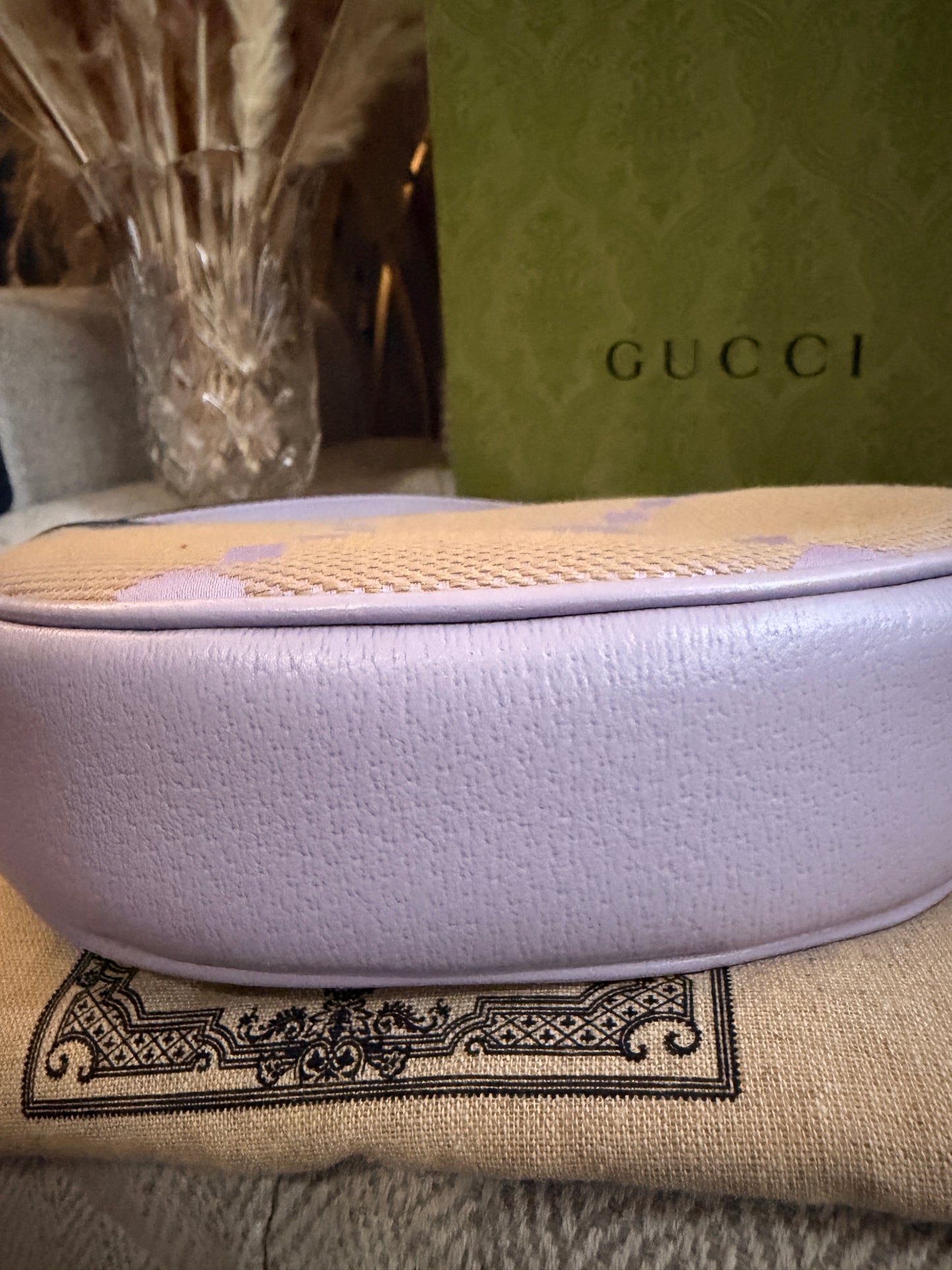 Gucci Jumbo GG Half-moon Mini Hobo