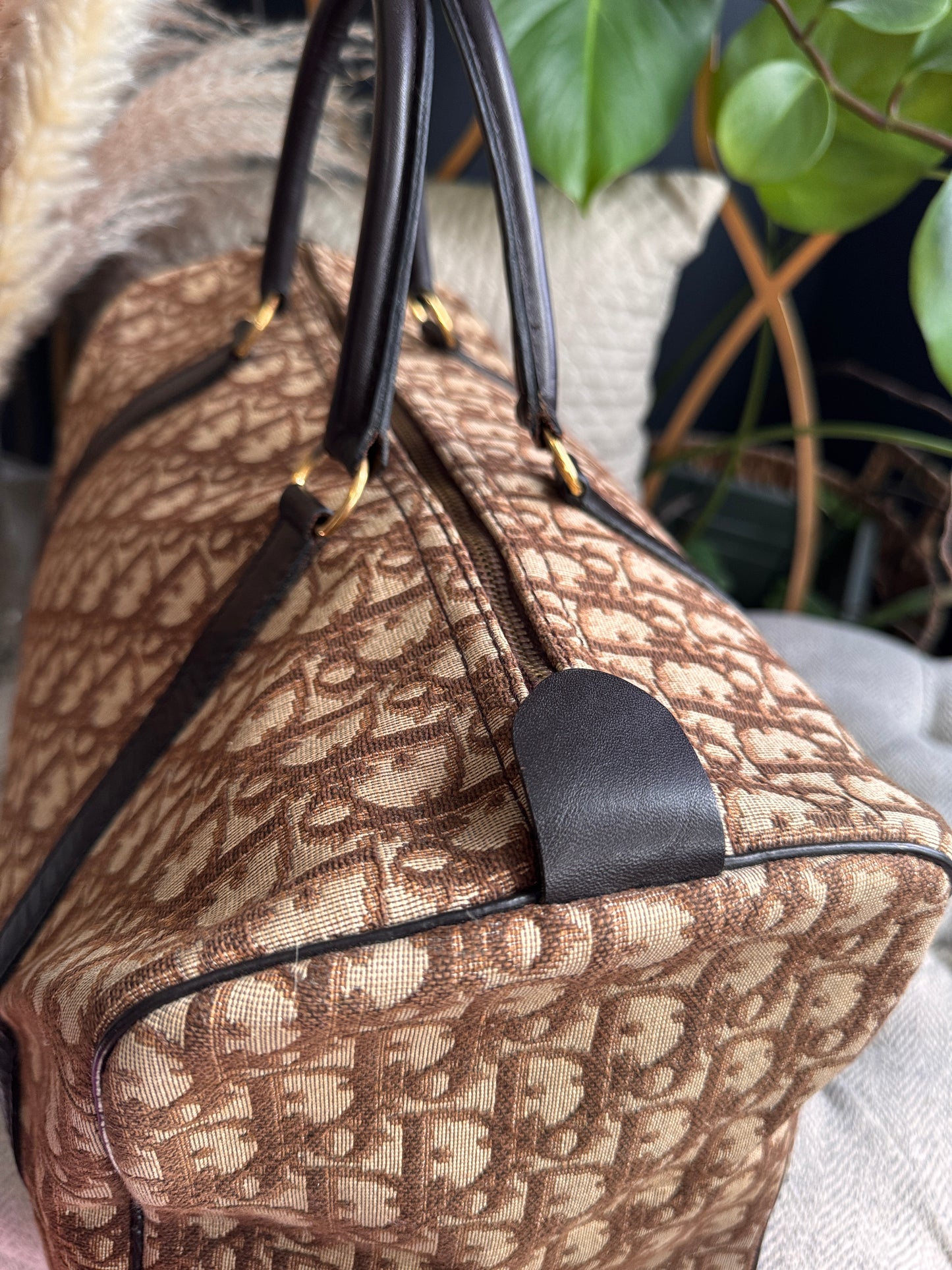 Dior Vintage Trotter Boston Bag