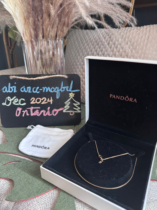 Pandora 14k Gold necklace