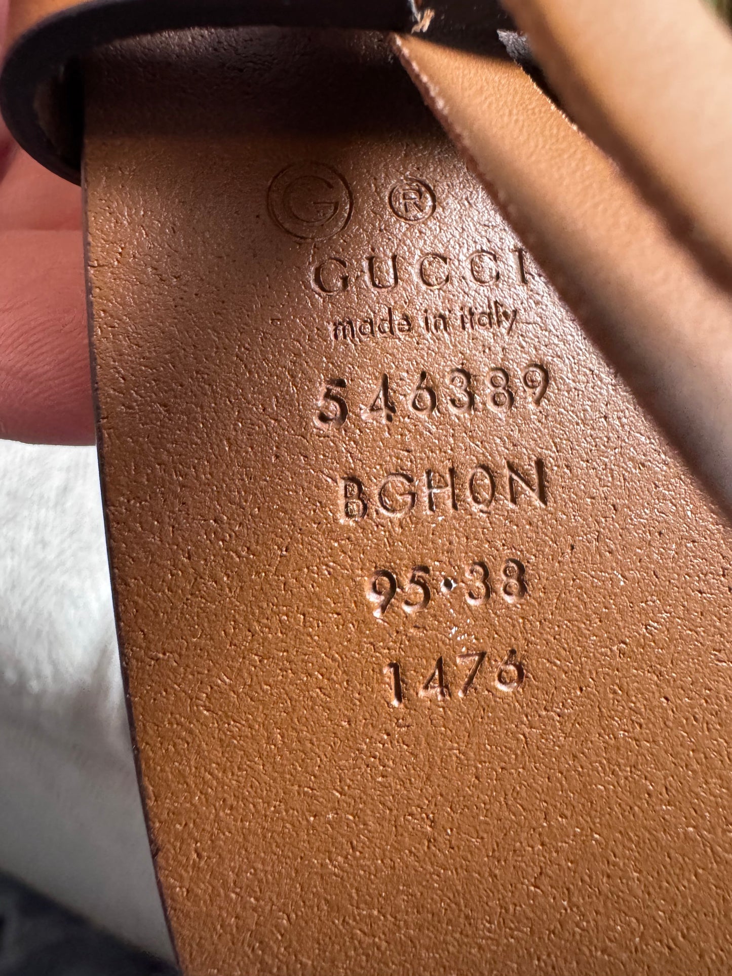 Gucci Interlocking Belt sz95 BRAND NEW
