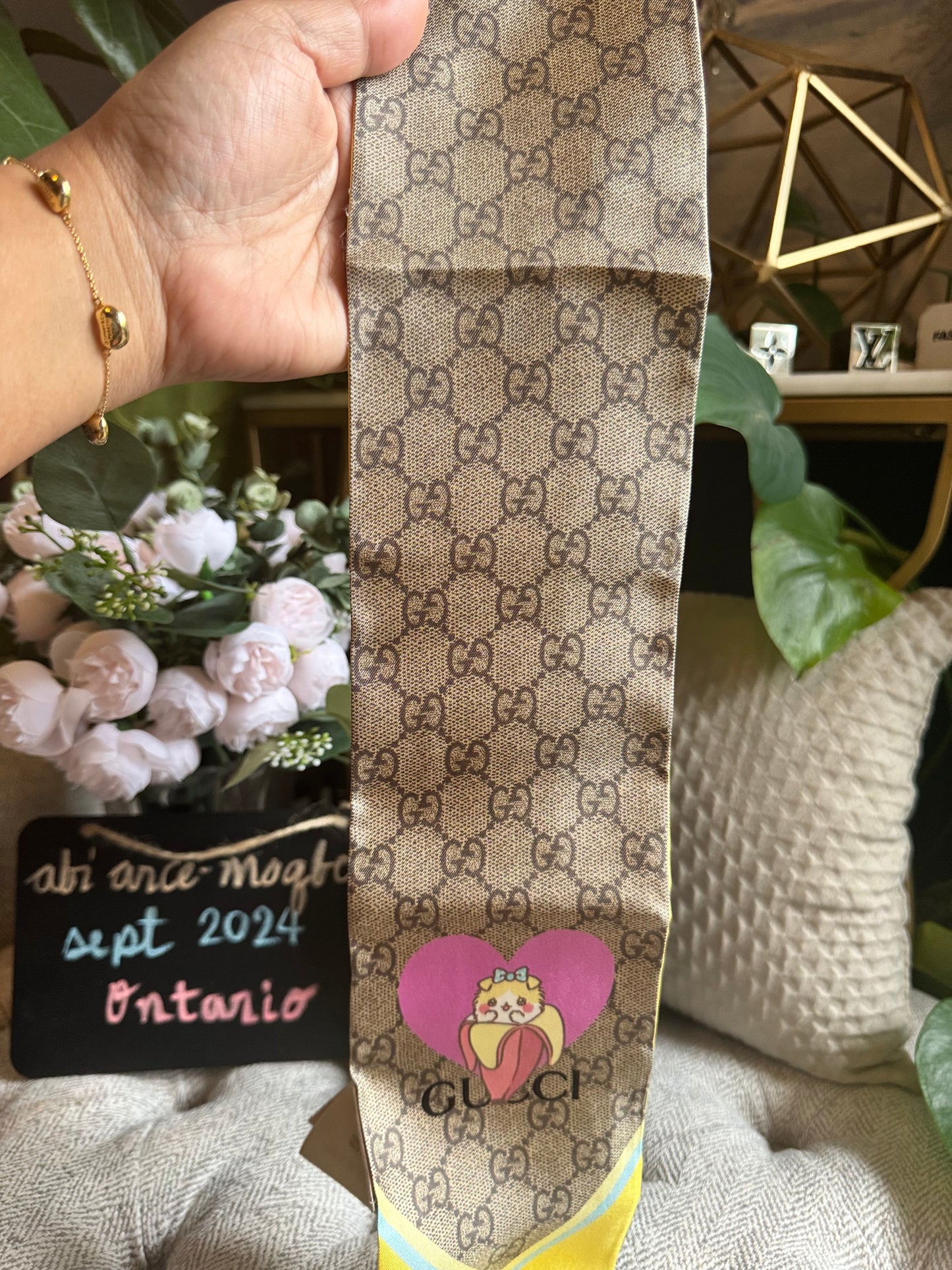 Gucci Bananya Scarf/Twilly