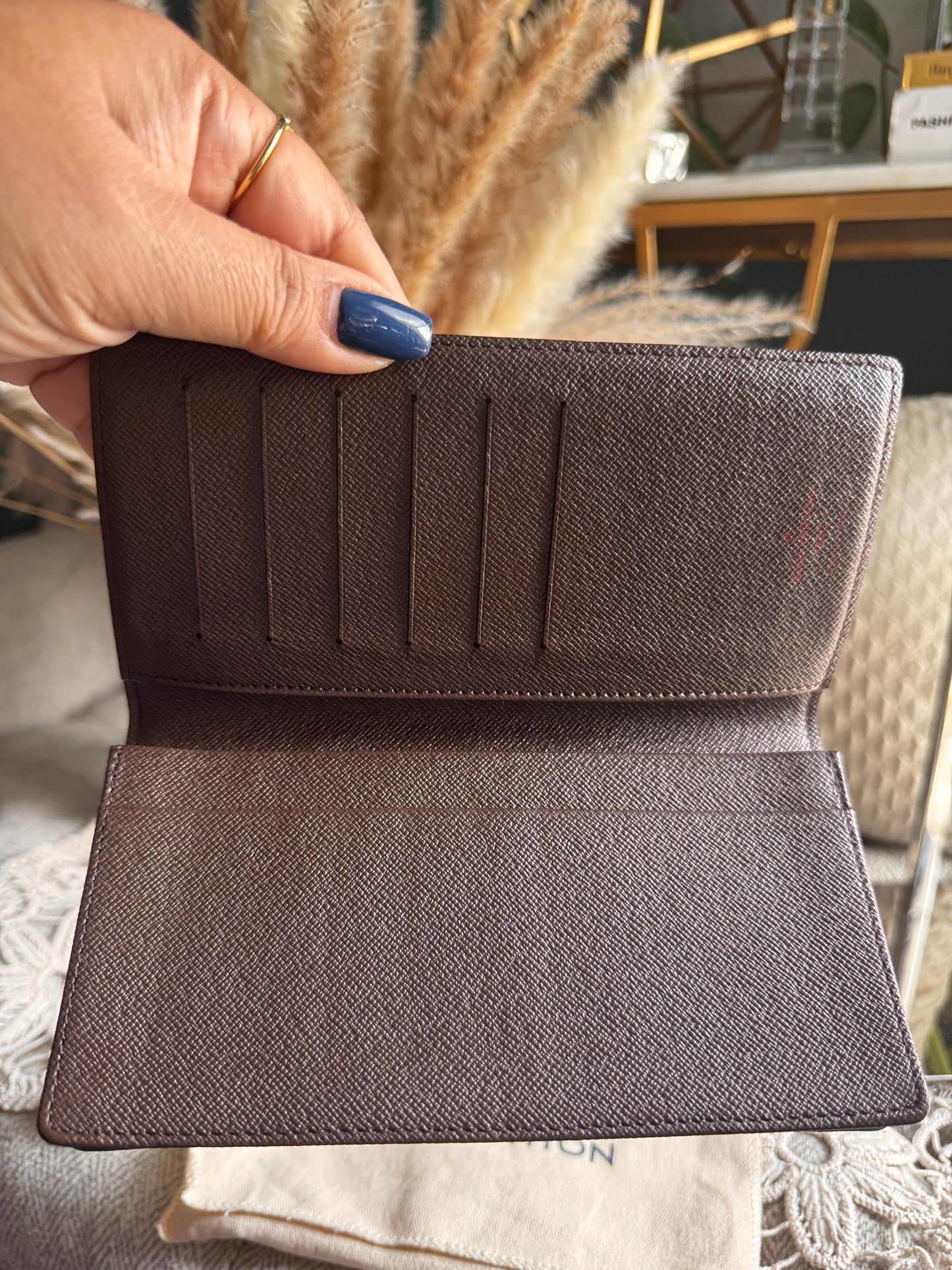 Louis Vuitton Damier Ebene Vintage Bifold