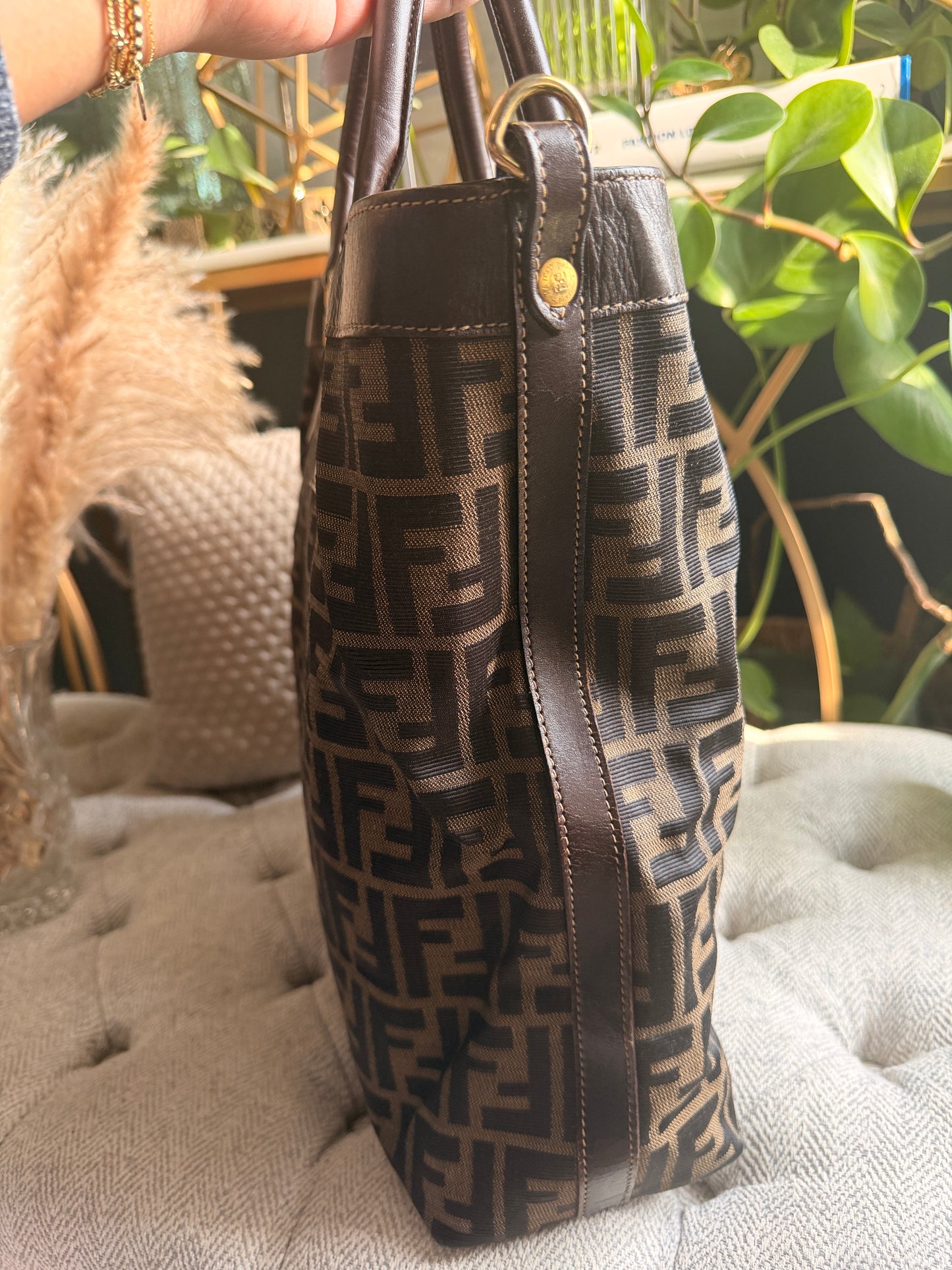 Fendi Vintage Zucca Tote