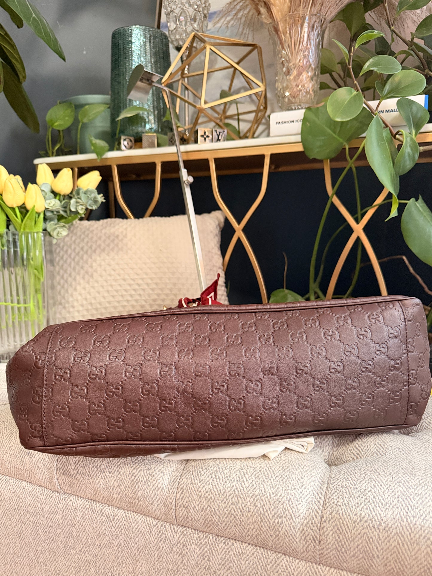 Gucci Positano in Guccissima Leather