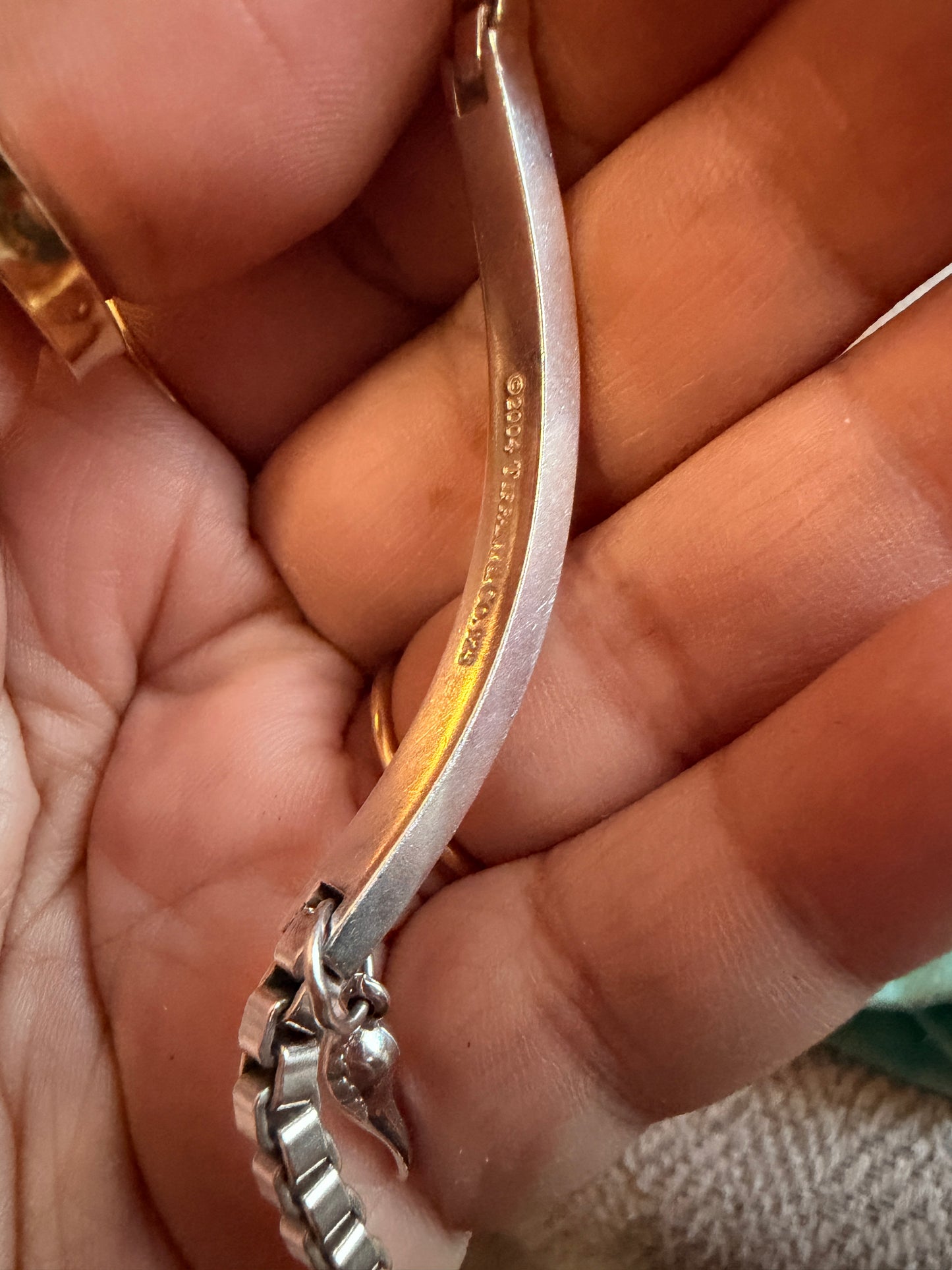 Tiffany&Co ID Tag Venetian Link Bracelet