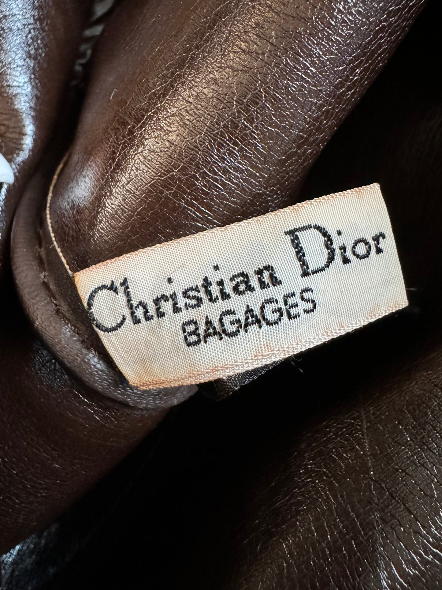 Dior Vintage Trotter Boston Bag