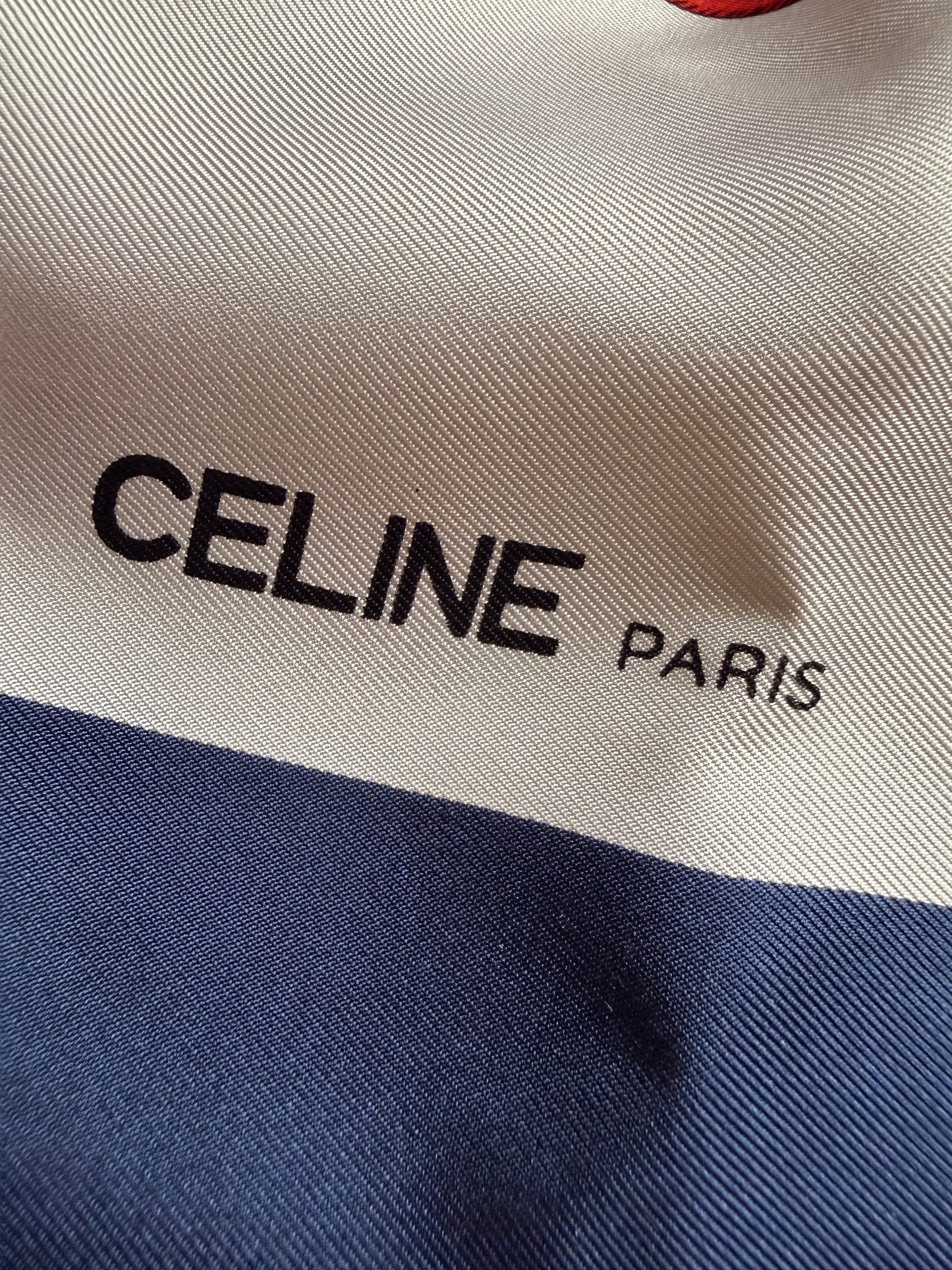 Celine Vintage Silk Scarf