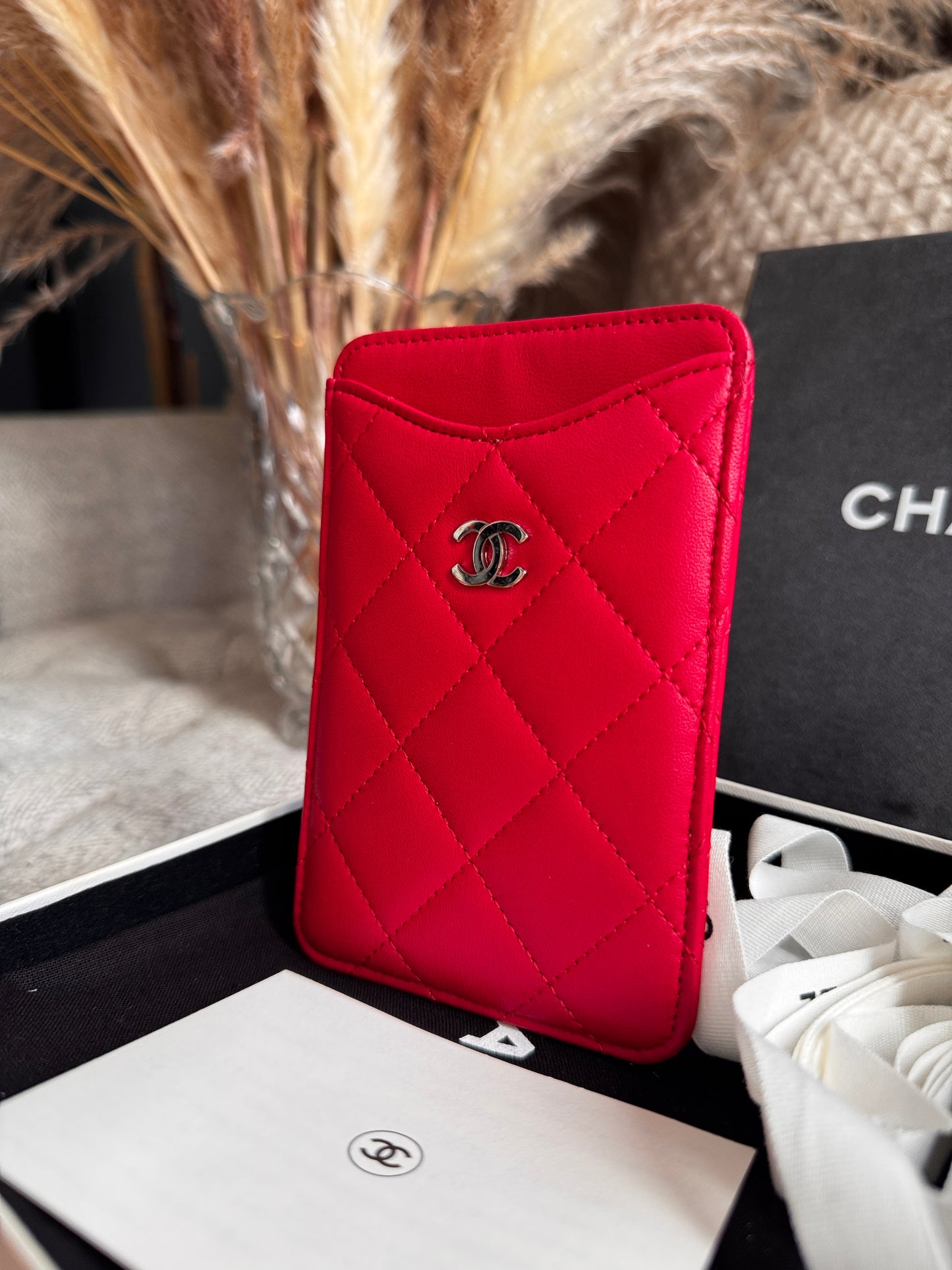 Chanel Cardholder with Silver Hardware