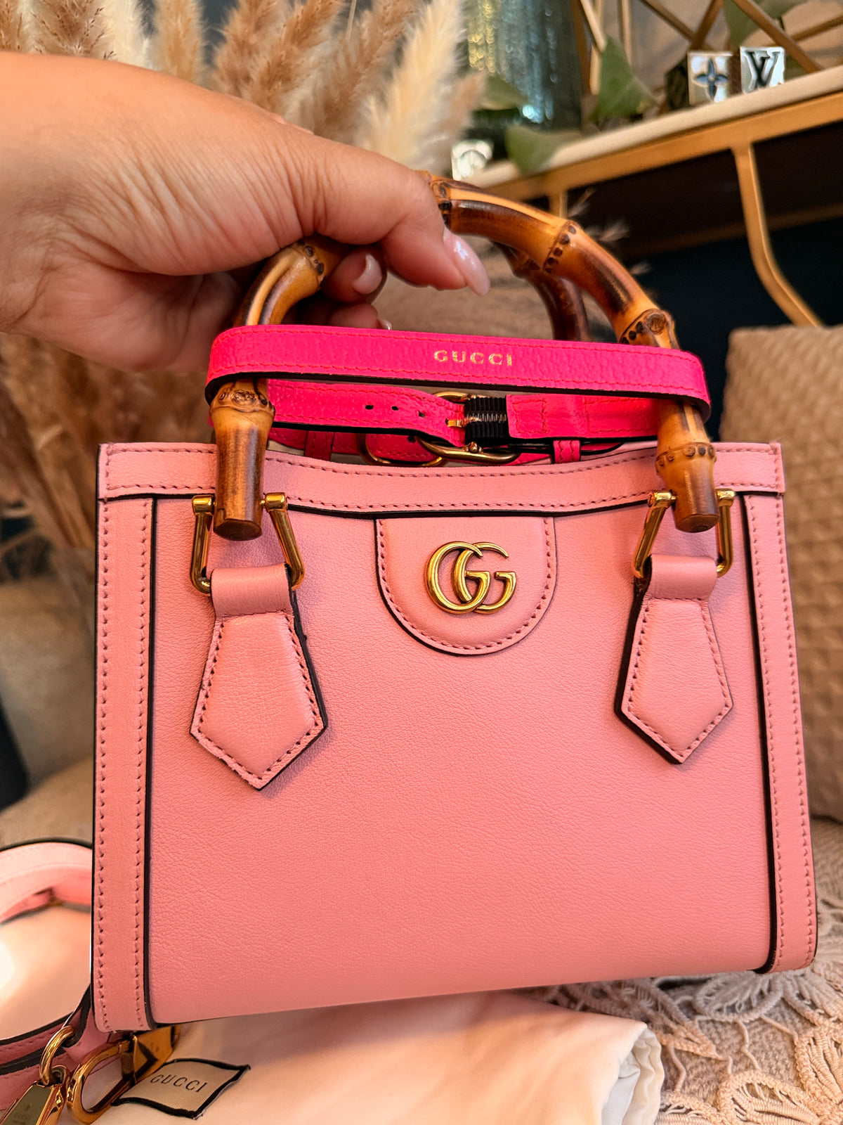 GUCCI Diana Small Tote