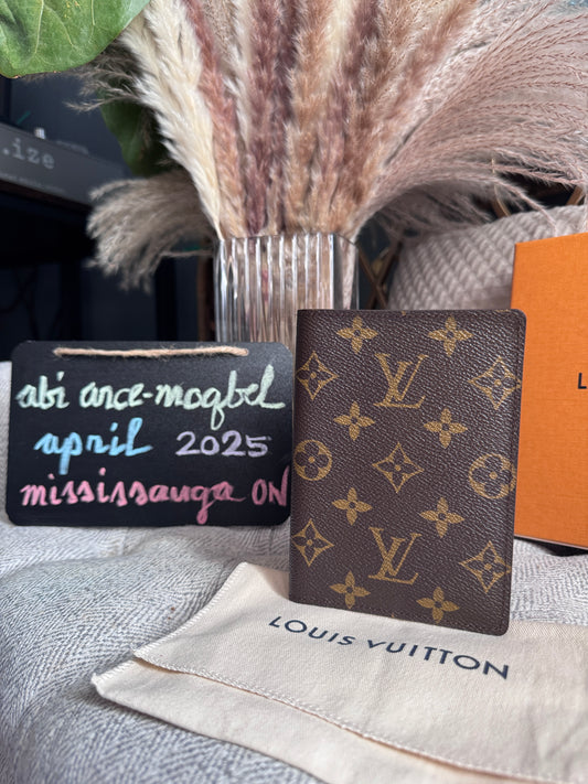Louis Vuitton Monogram Passport Holder