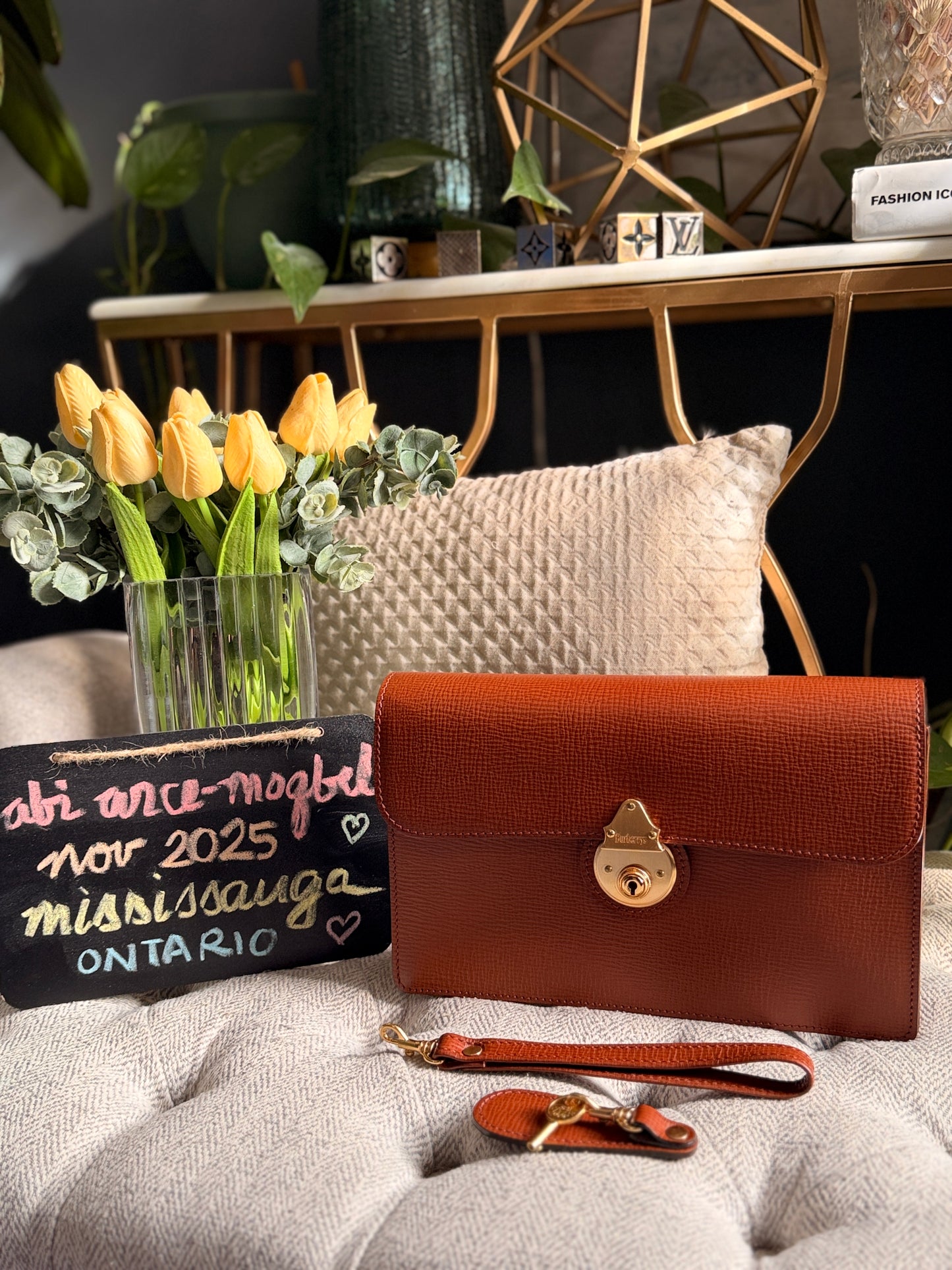 Burberry Vintage Wristlet/Clutch