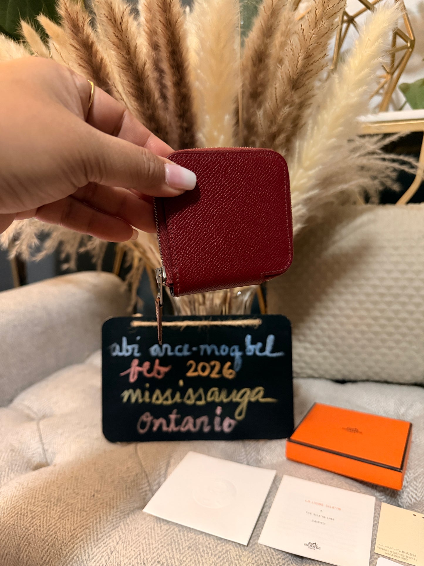 Hermès Silk’in Coin Purse