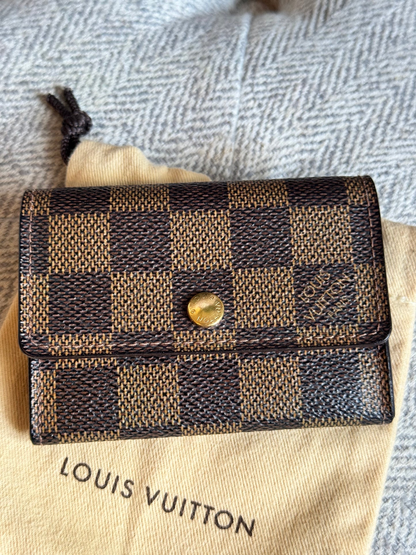 Louis Vuitton Vintage Damier Ebene Cardholder