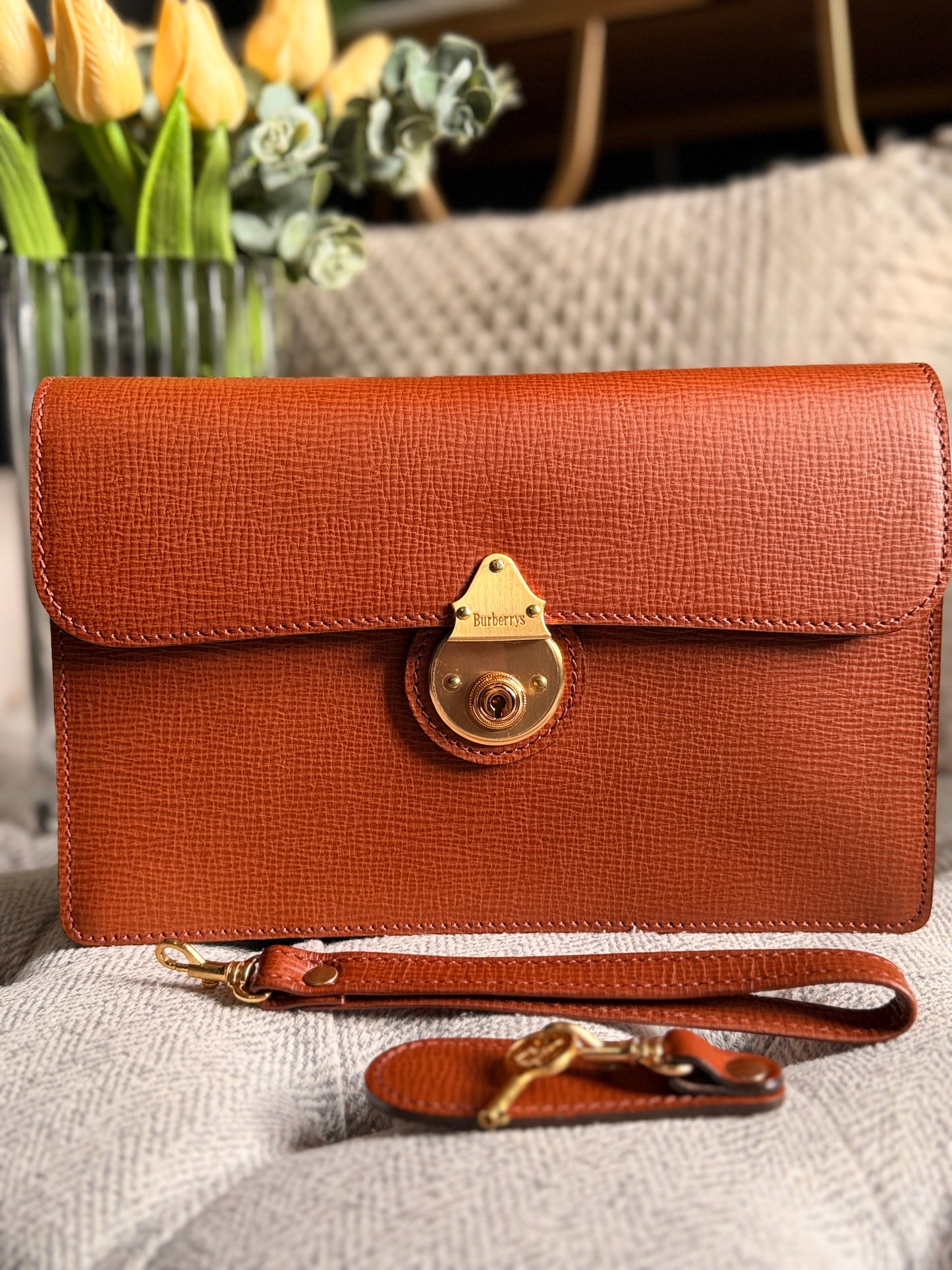 Burberry Vintage Wristlet/Clutch