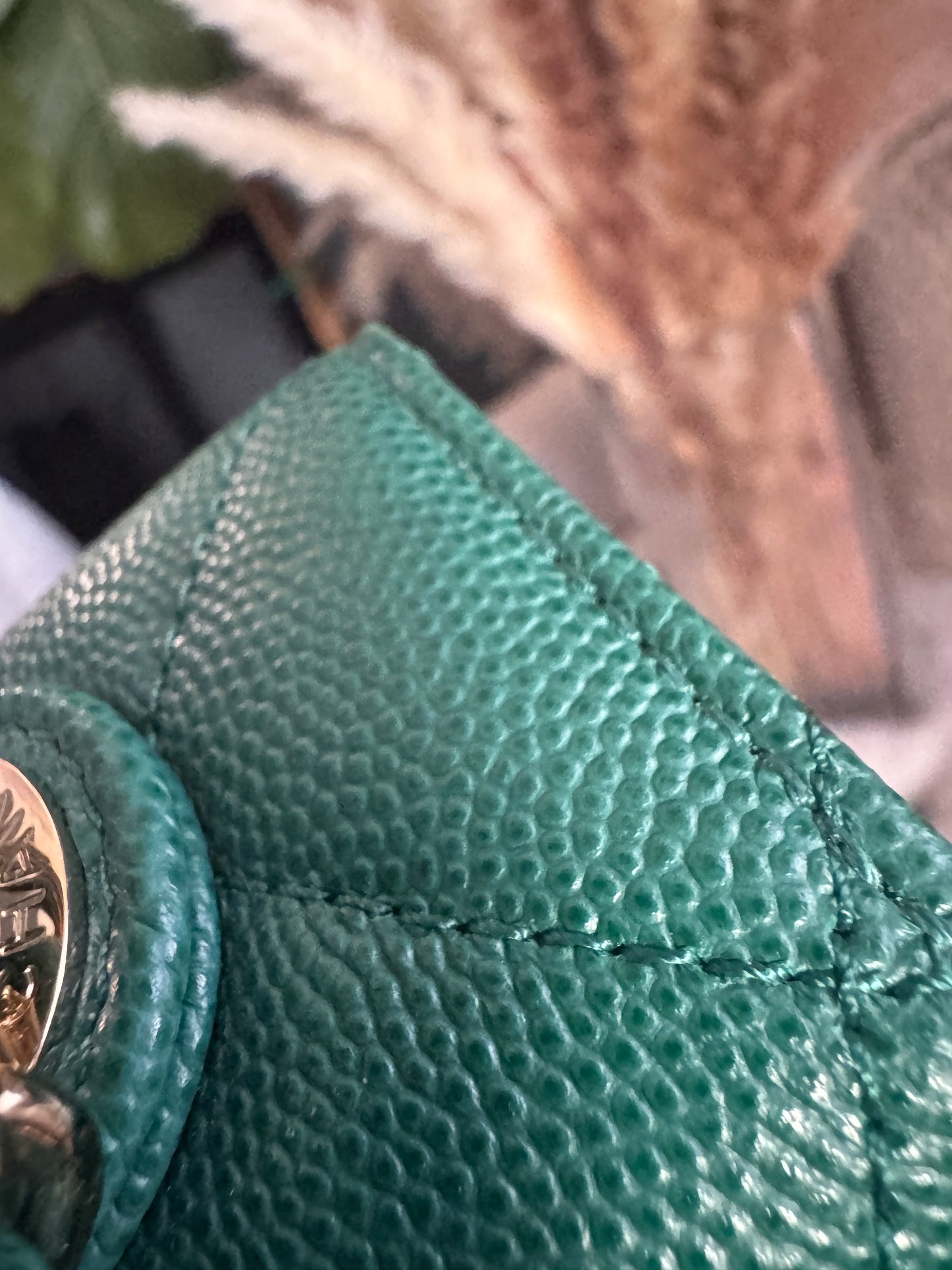Chanel Business Affinity in gorgeous Green Caviar