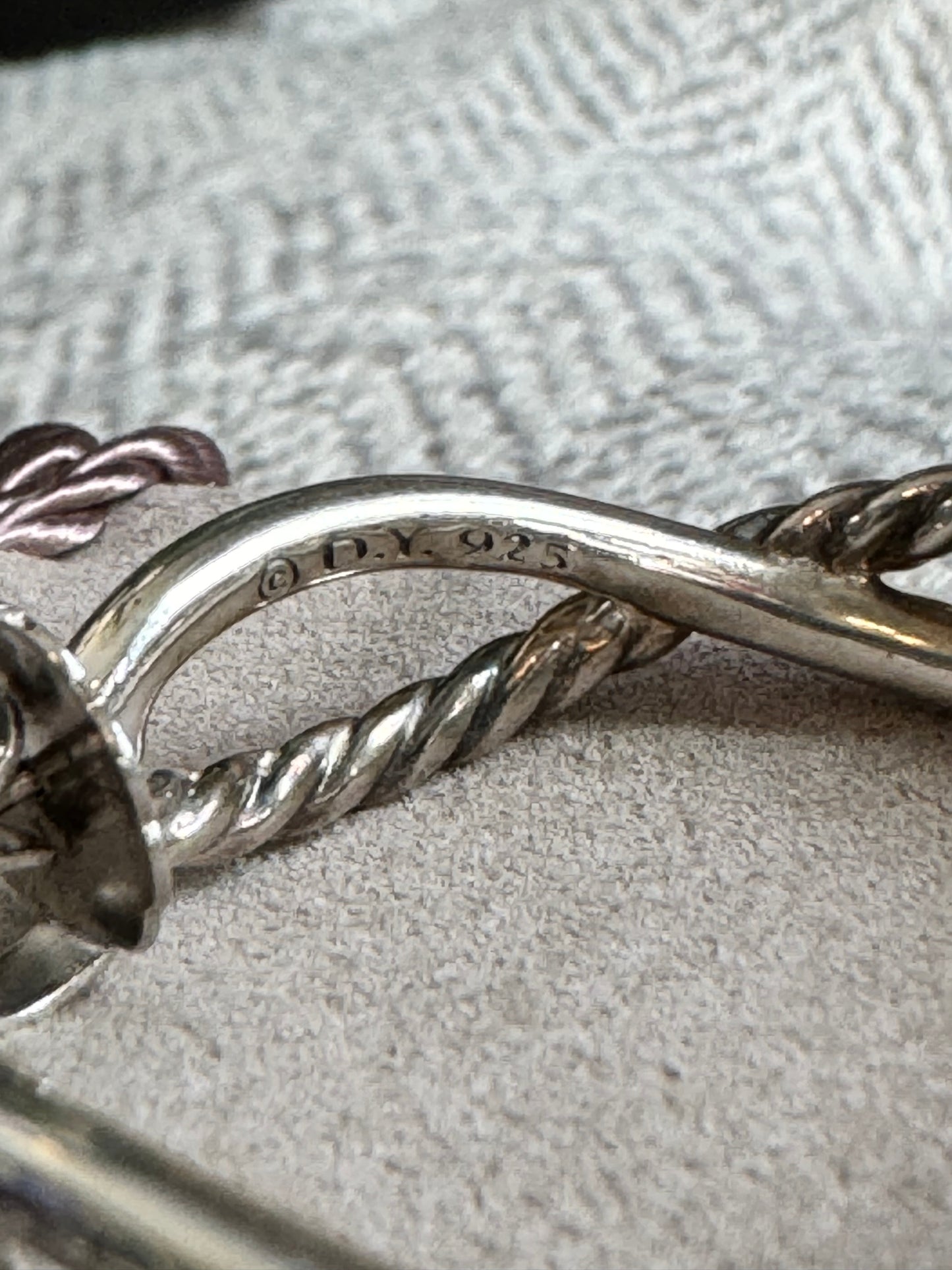 David Yurman Sterling Silver Crossover Hoop Earrings