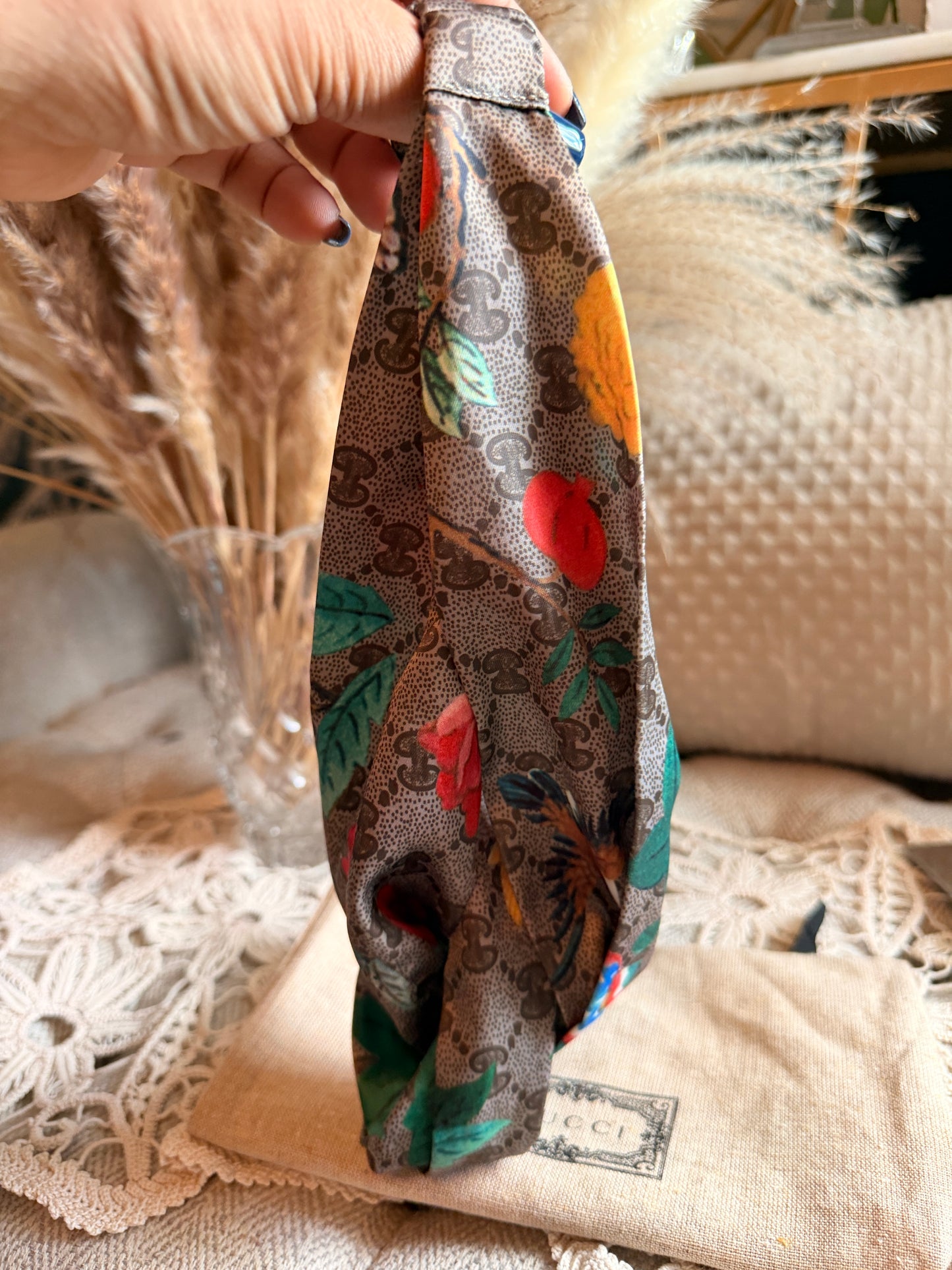 GUCCI

Silk Monogram Tian Print Headband