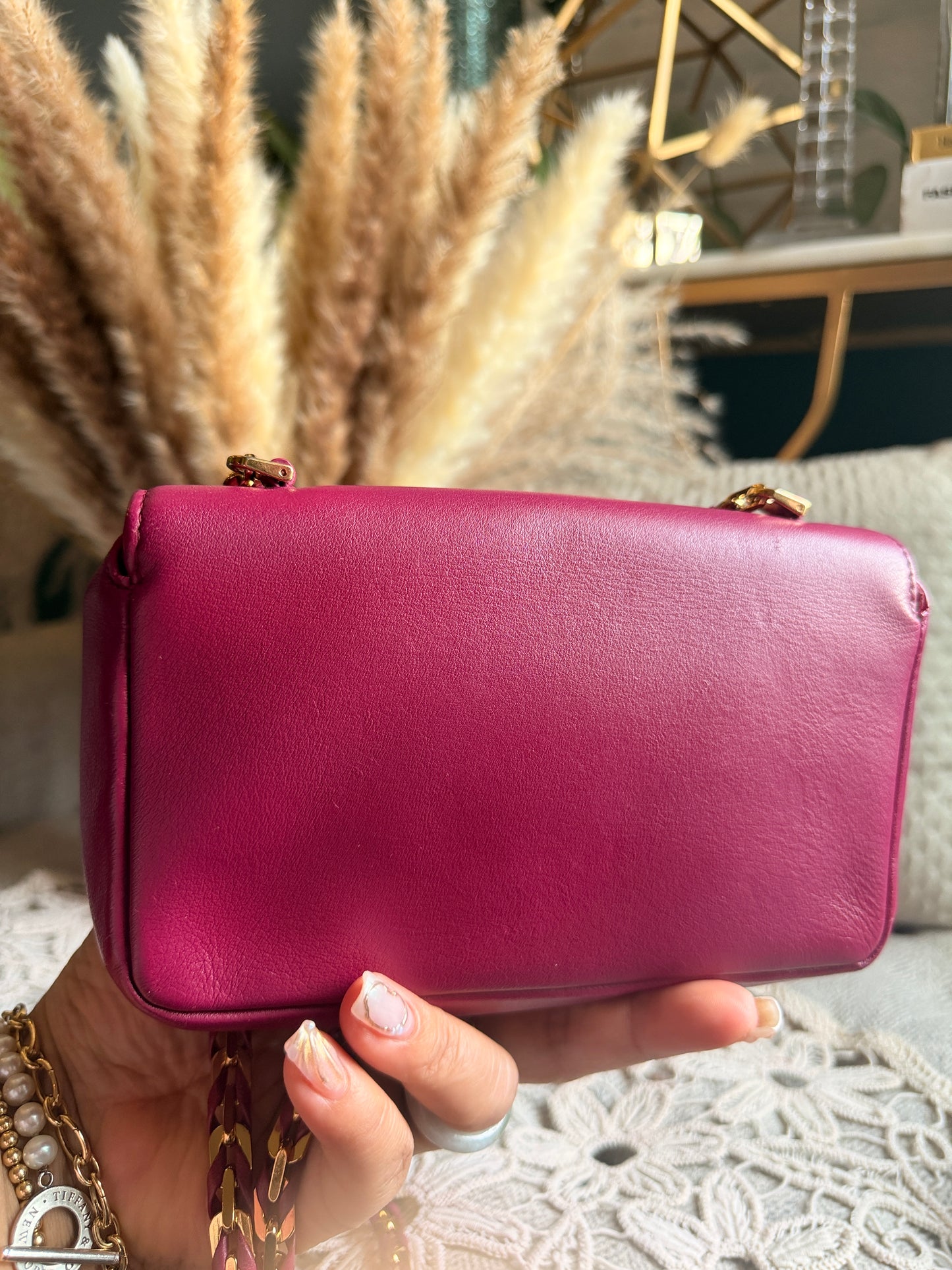 FENDI Shiny Nappa Mini Be Baguette
