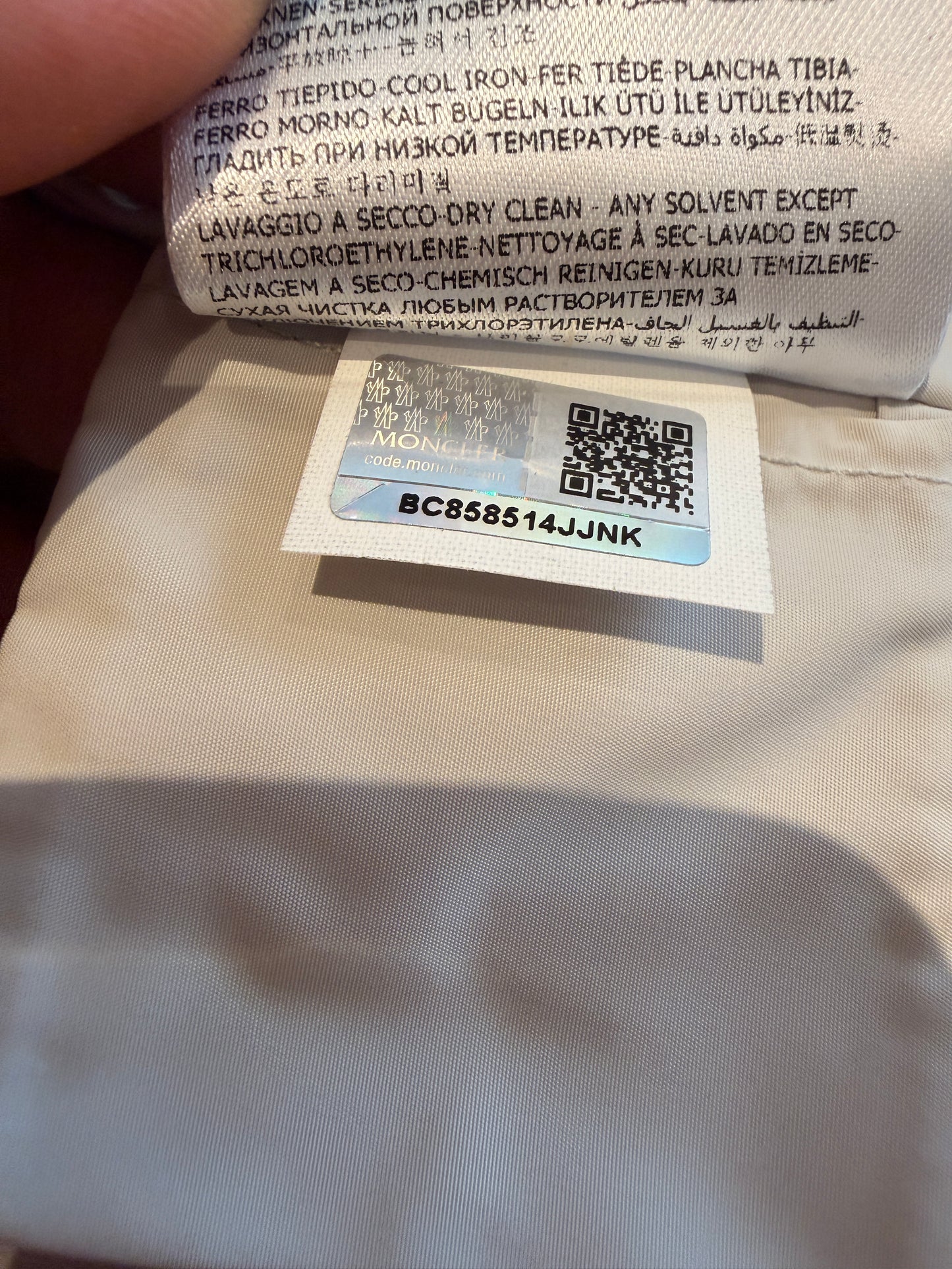 Moncler Hooded Windbreaker in size 2