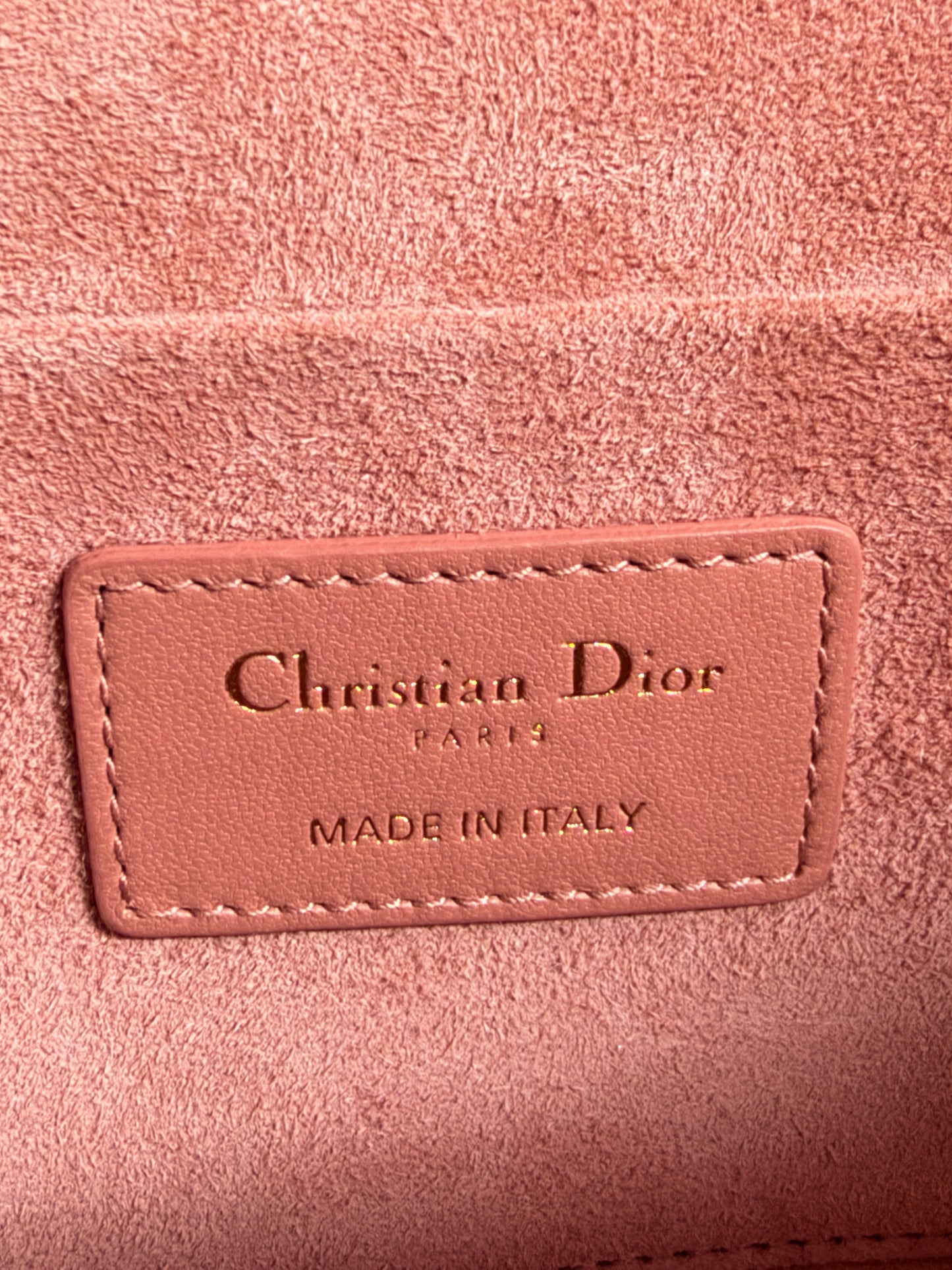 Christian Dior Lambskin Cannage Small Vanity Case