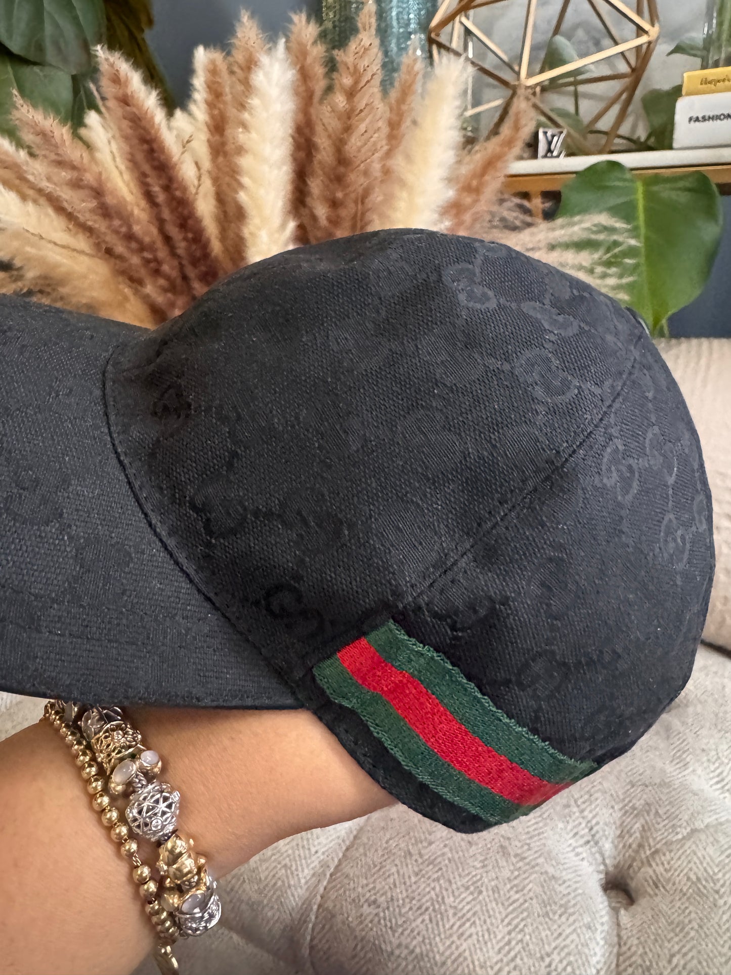 Gucci GG baseball hat with Web size L