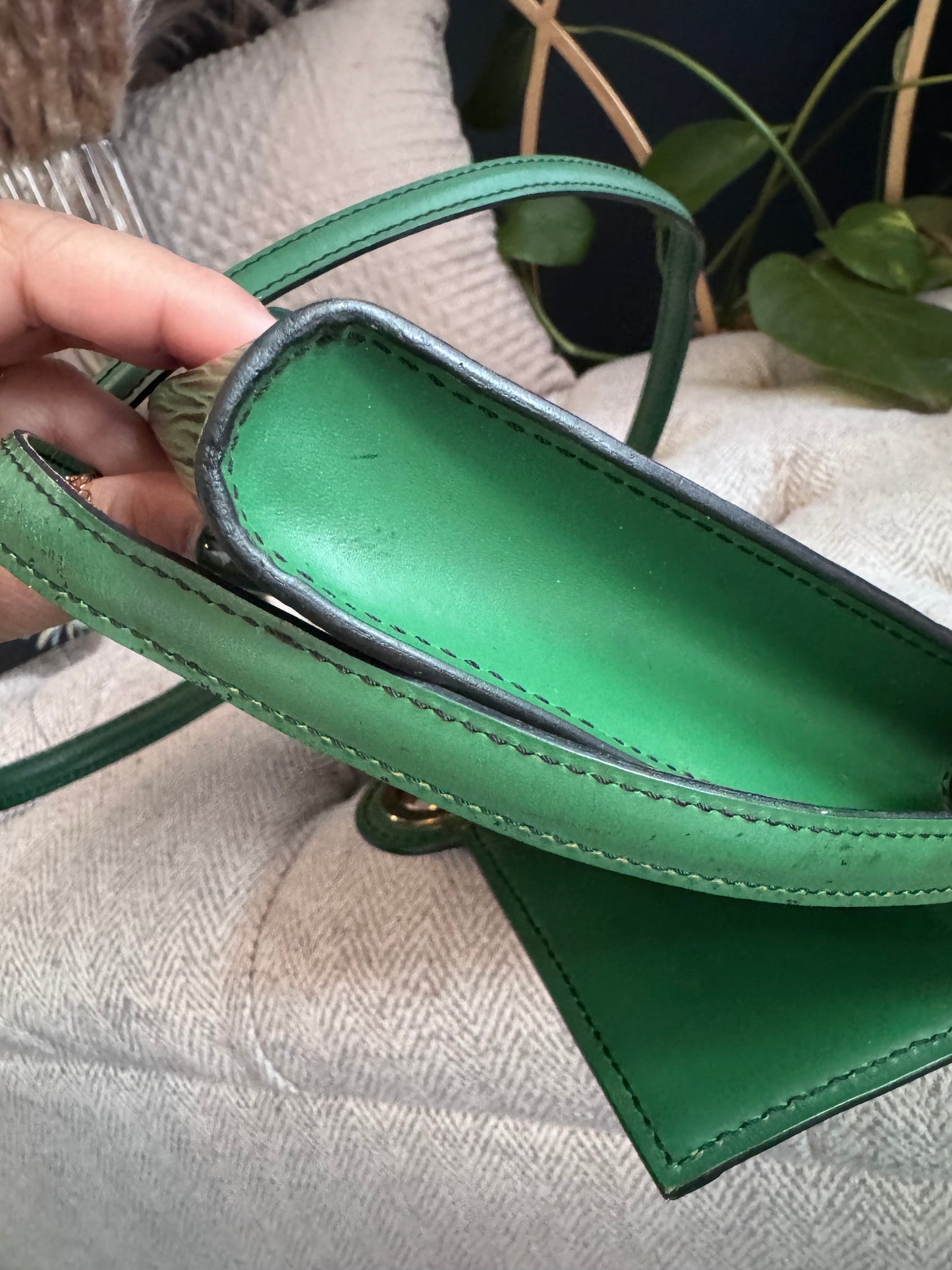 Louis Vuitton Epi Pochette Arche in Borneo Green