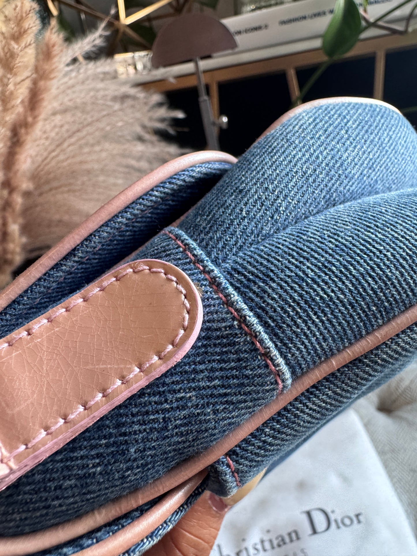 Dior Vintage Denim Saddle