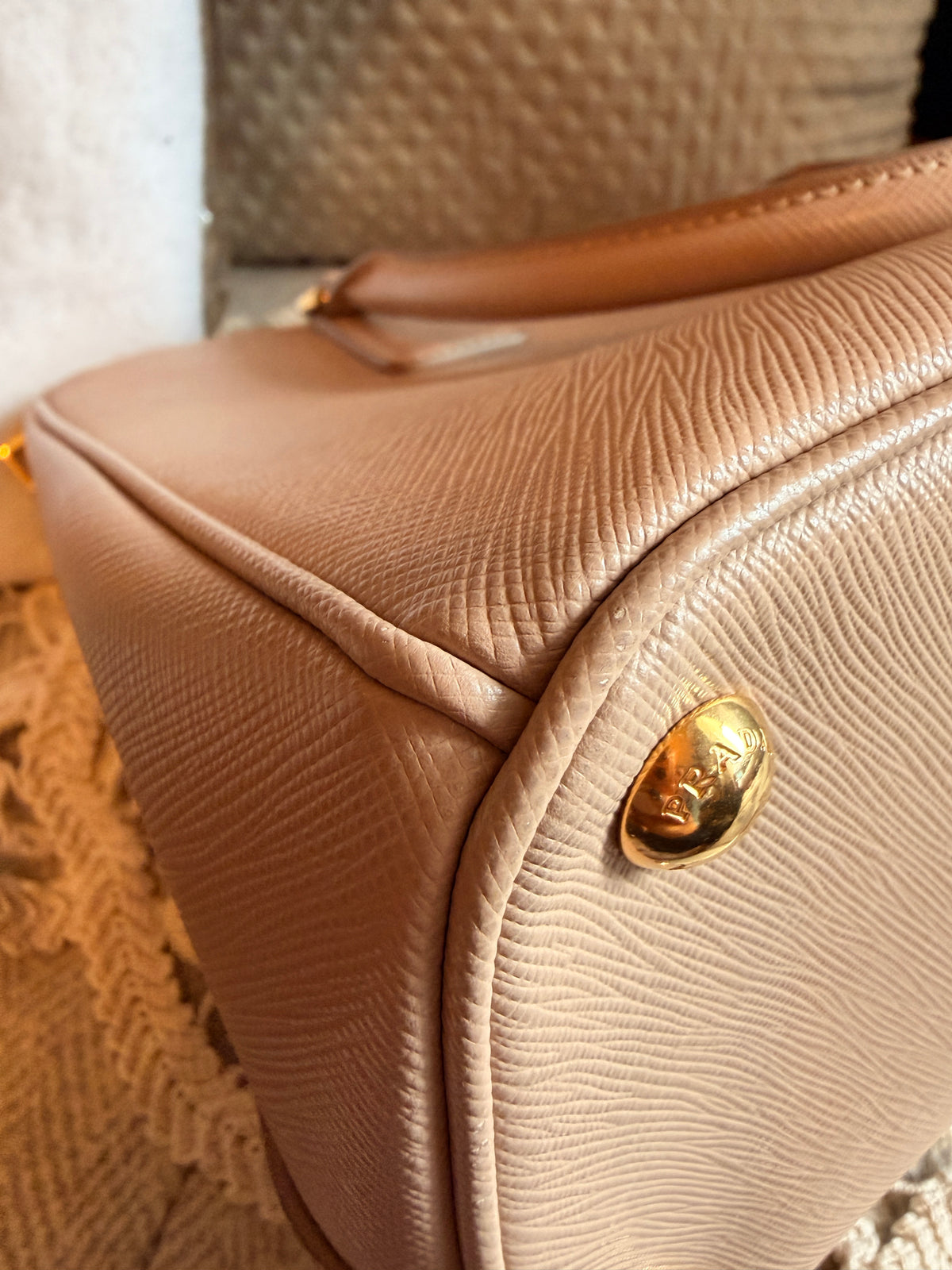 Prada Galliera in Blush- Saffiano