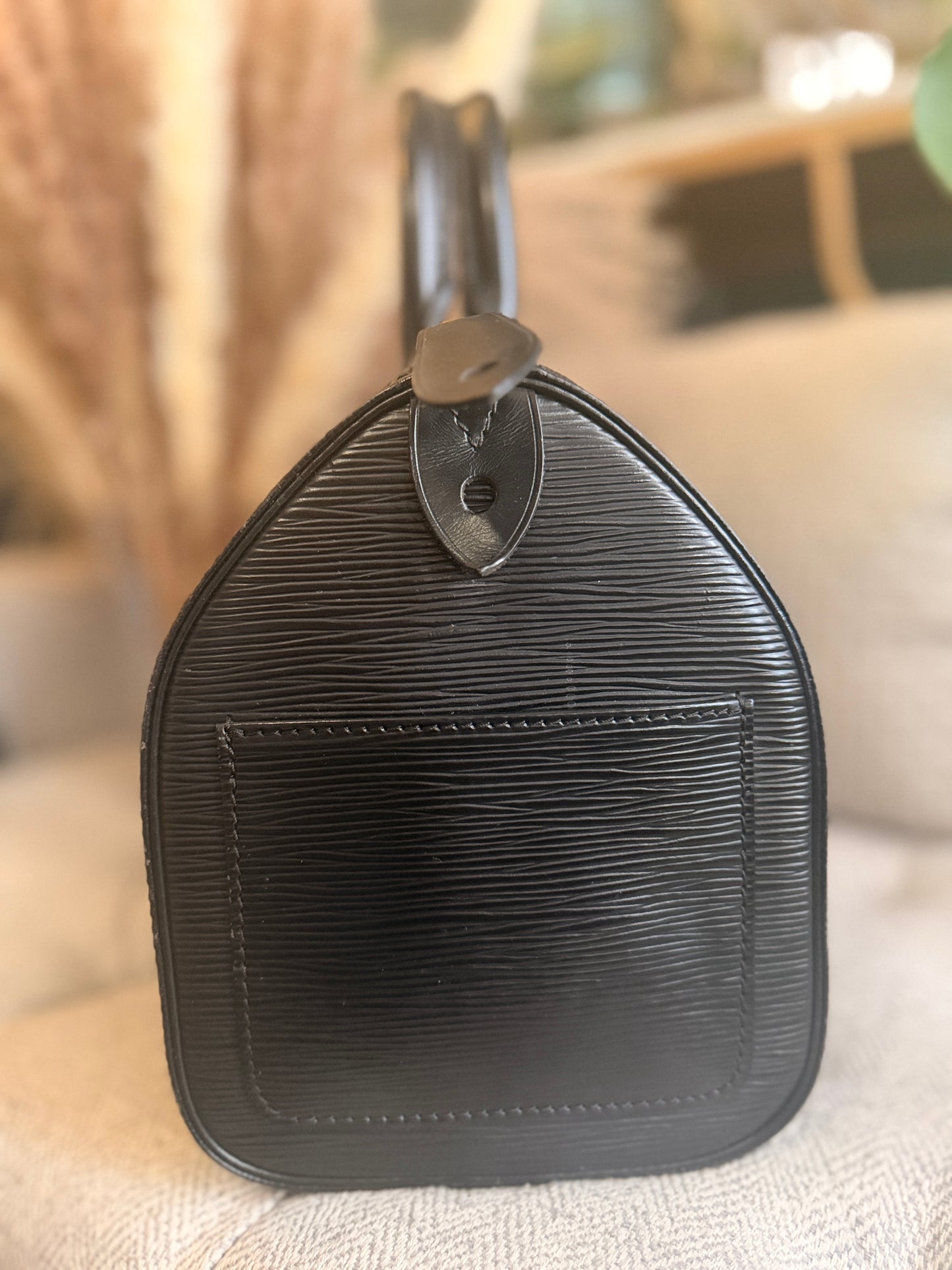 Louis Vuitton Speedy 25 in Epi Noir
