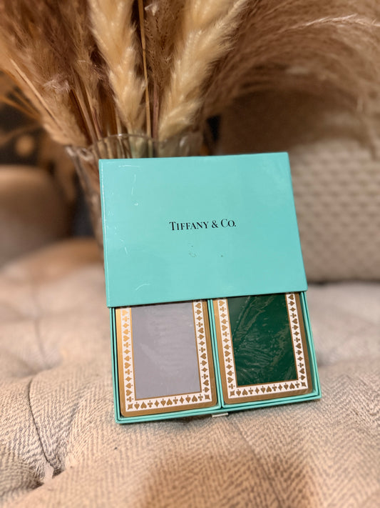 Tiffany&Co 2 Decks of Playing Cards, NIB