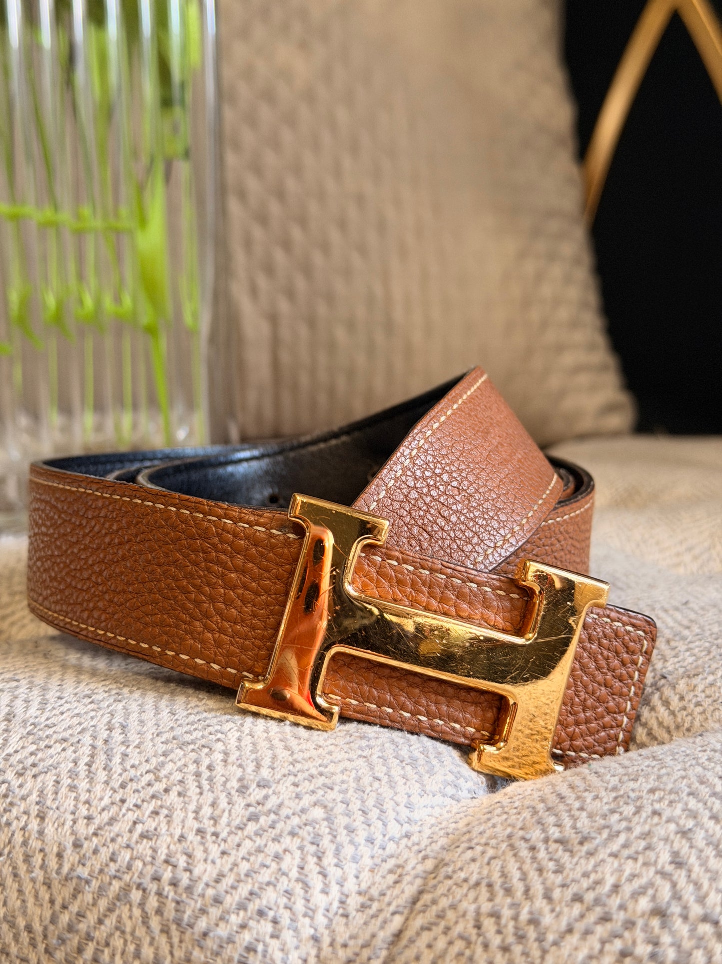 Hermes Constance Belt size 90