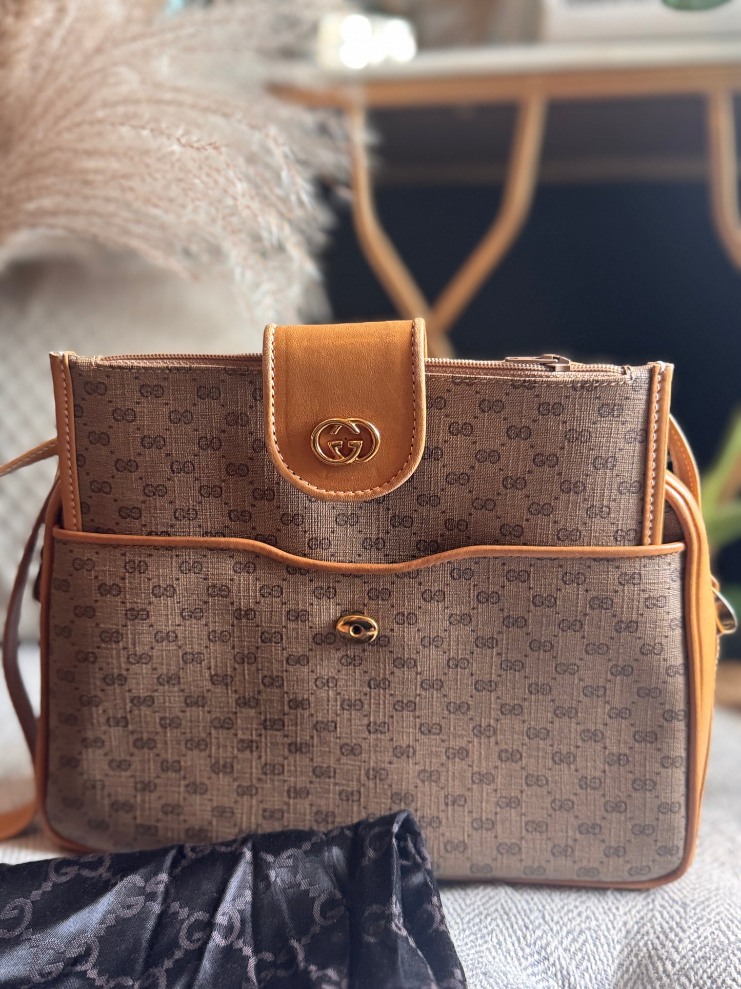Gucci Vintage Micro GG Camera Bag