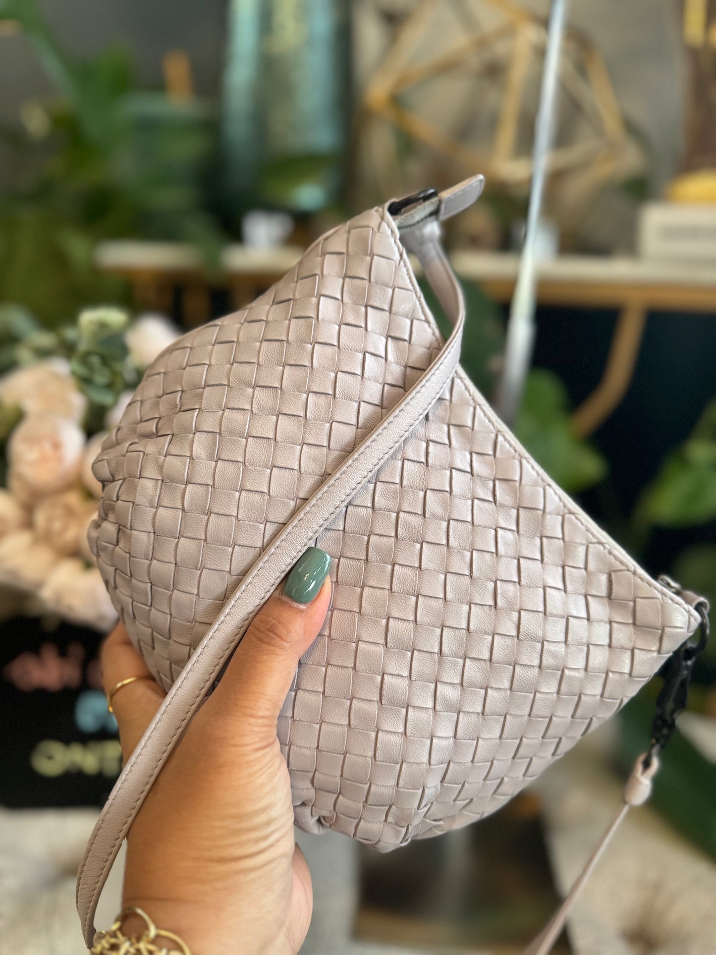 Bottega Veneta Vintage Intrecciato Shoulder Bag