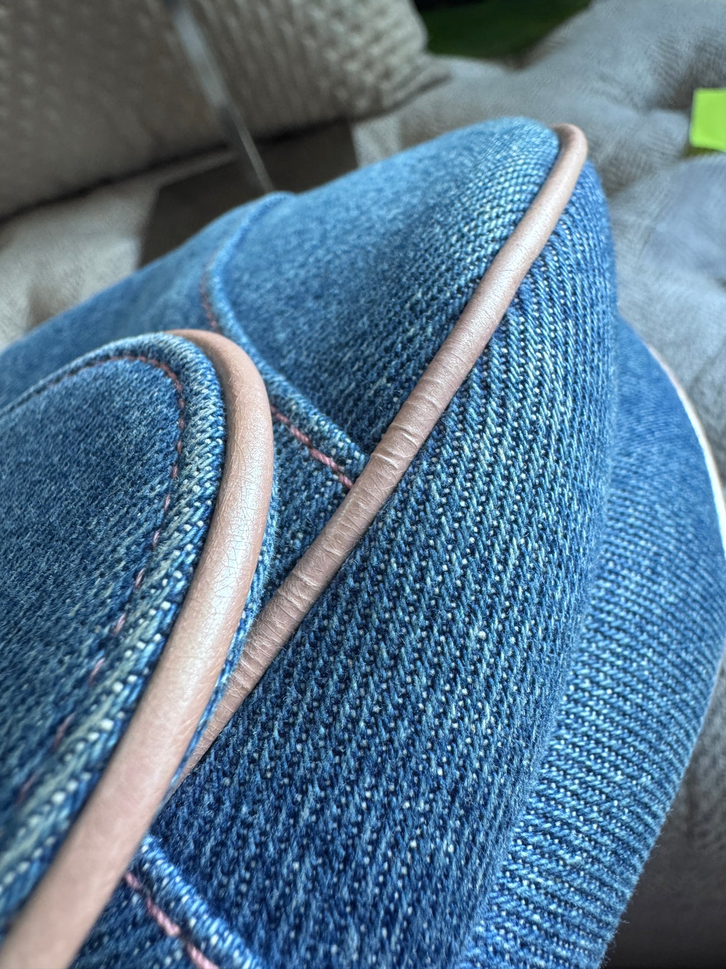 Dior Vintage Denim Saddle