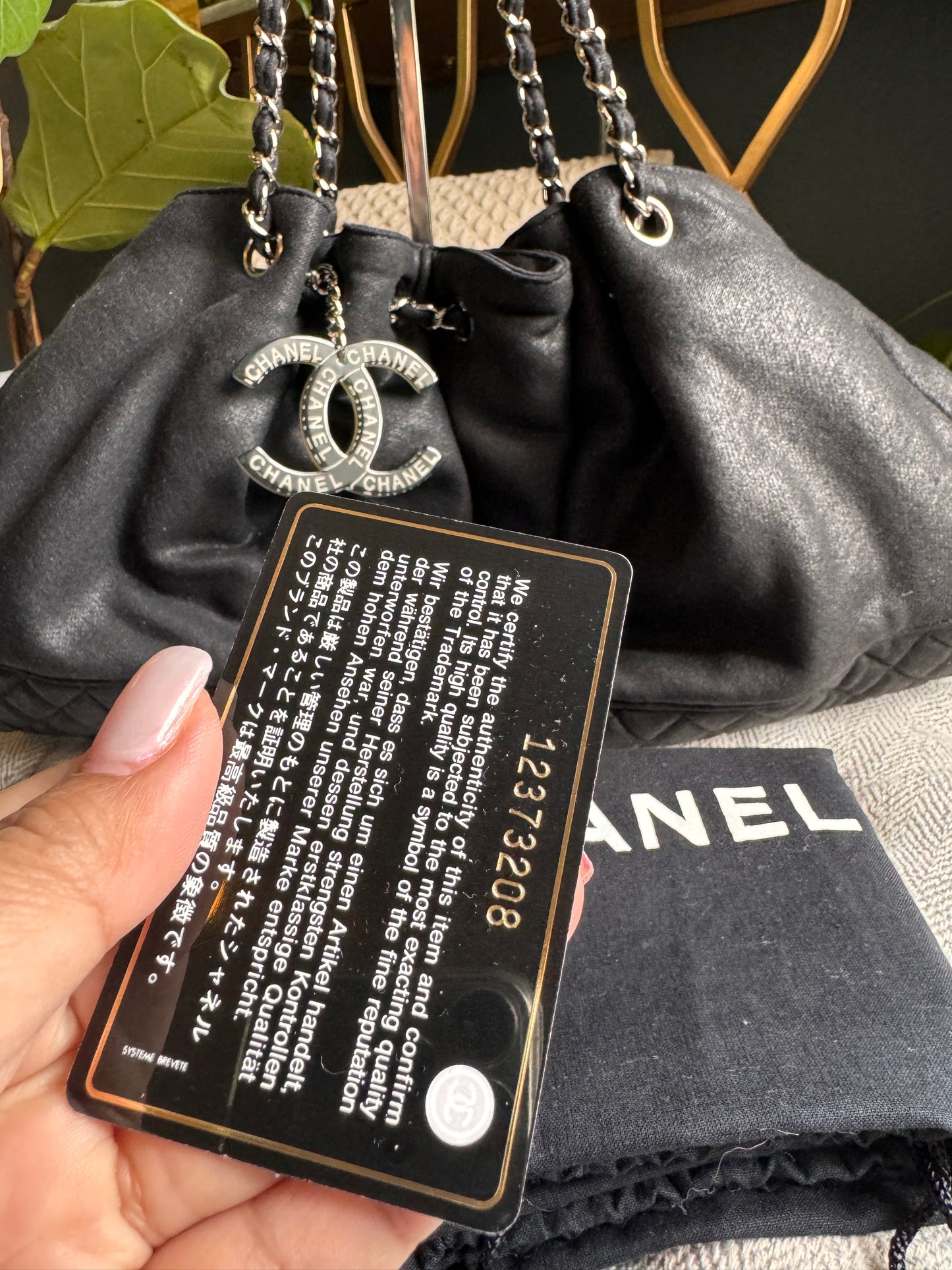 Chanel Jersey Cabas Tote