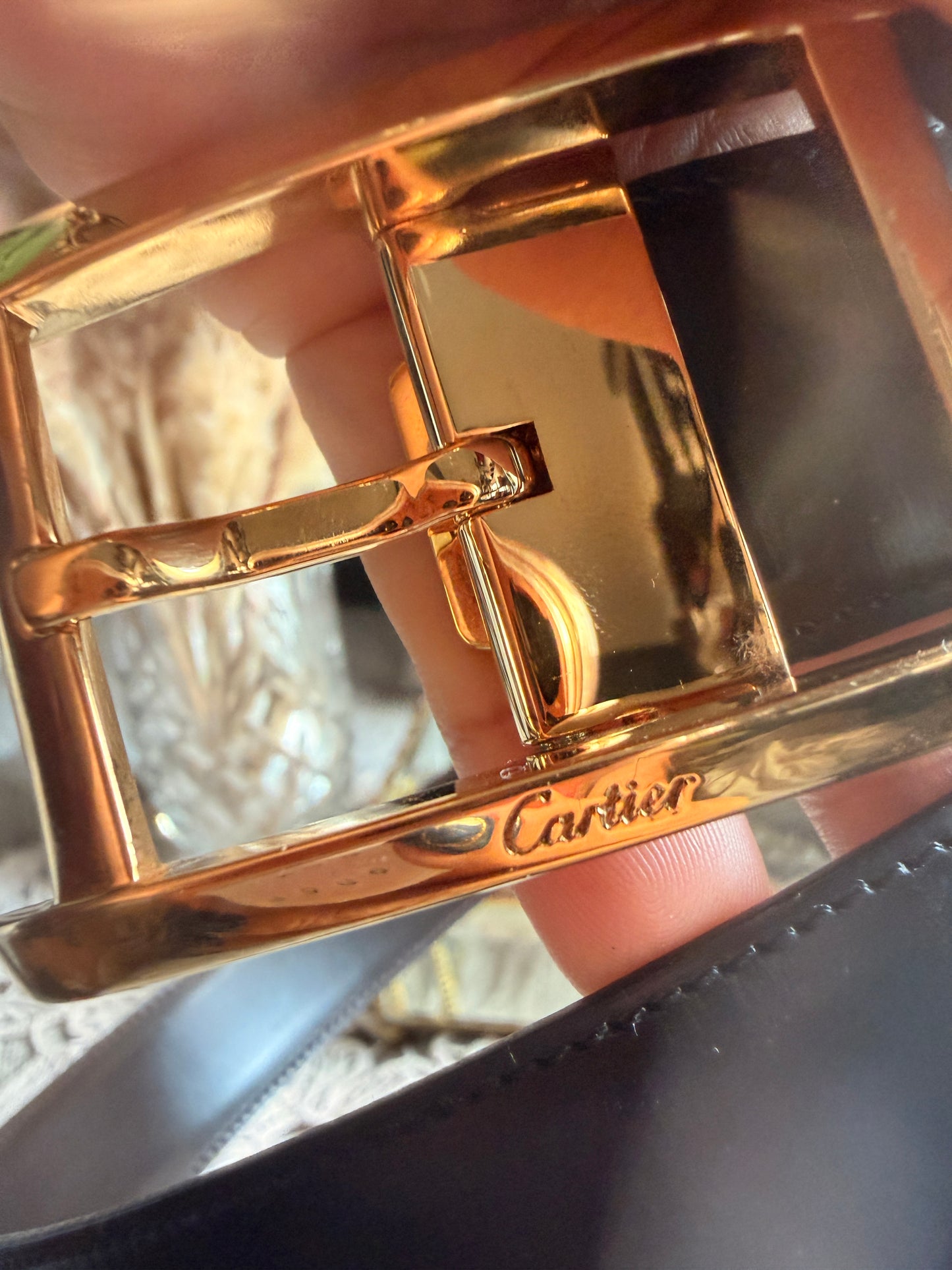 Tank de Cartier Reversible Belt size 105