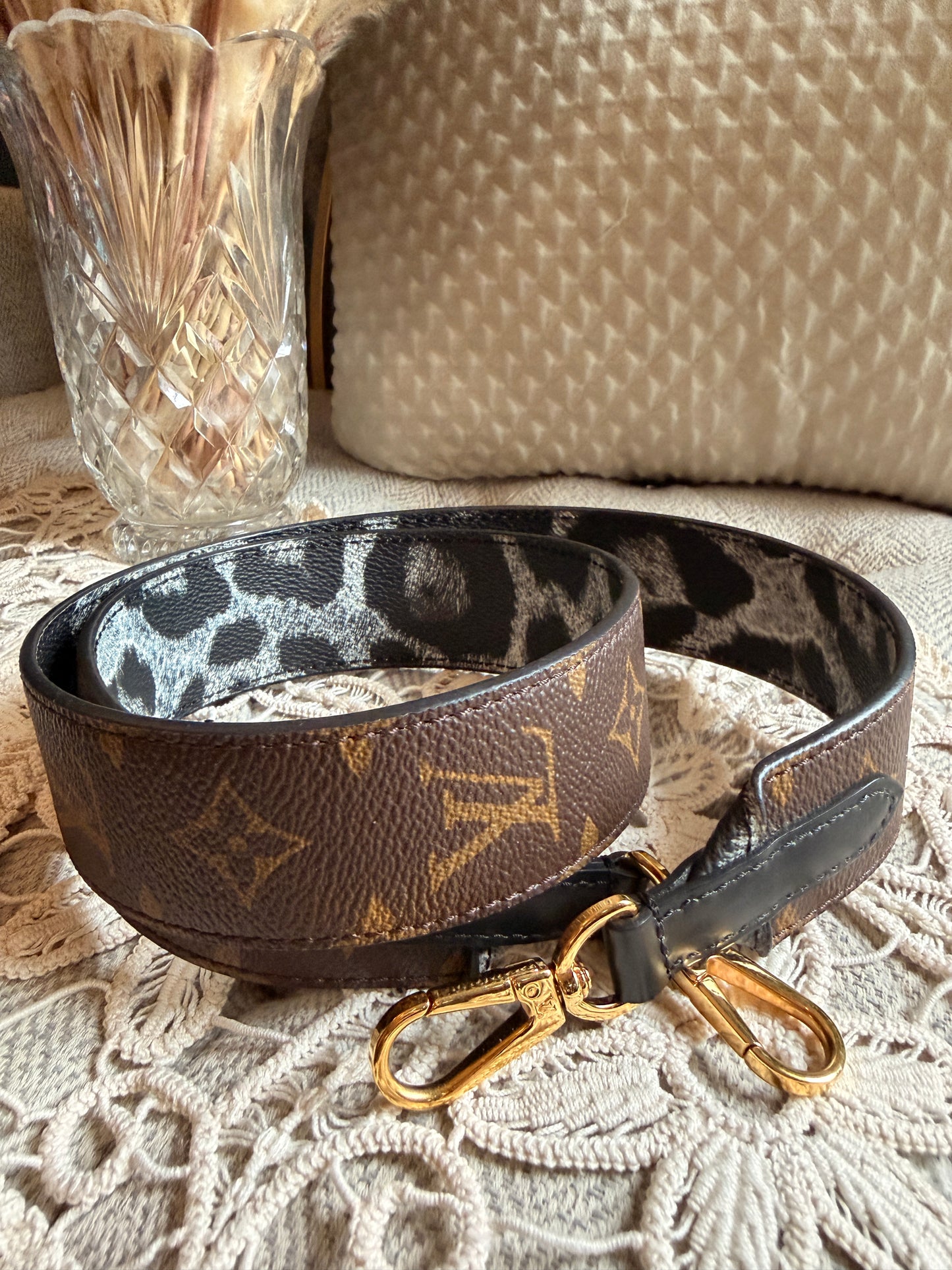 Louis Vuitton LIMITED EDITION Monogram Animal Bandouliere Shoulder Strap