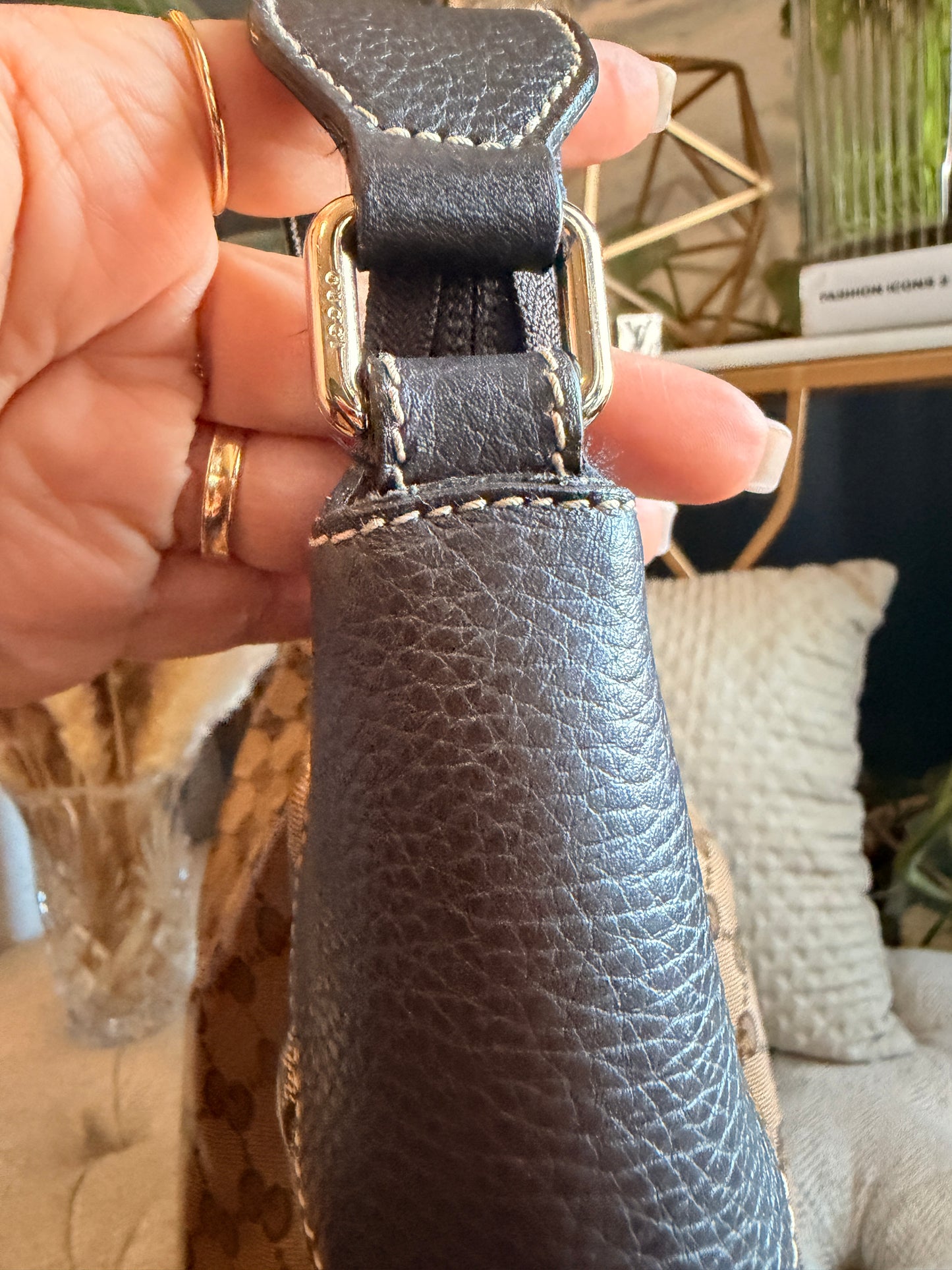 Gucci Vintage Crystal Hobo