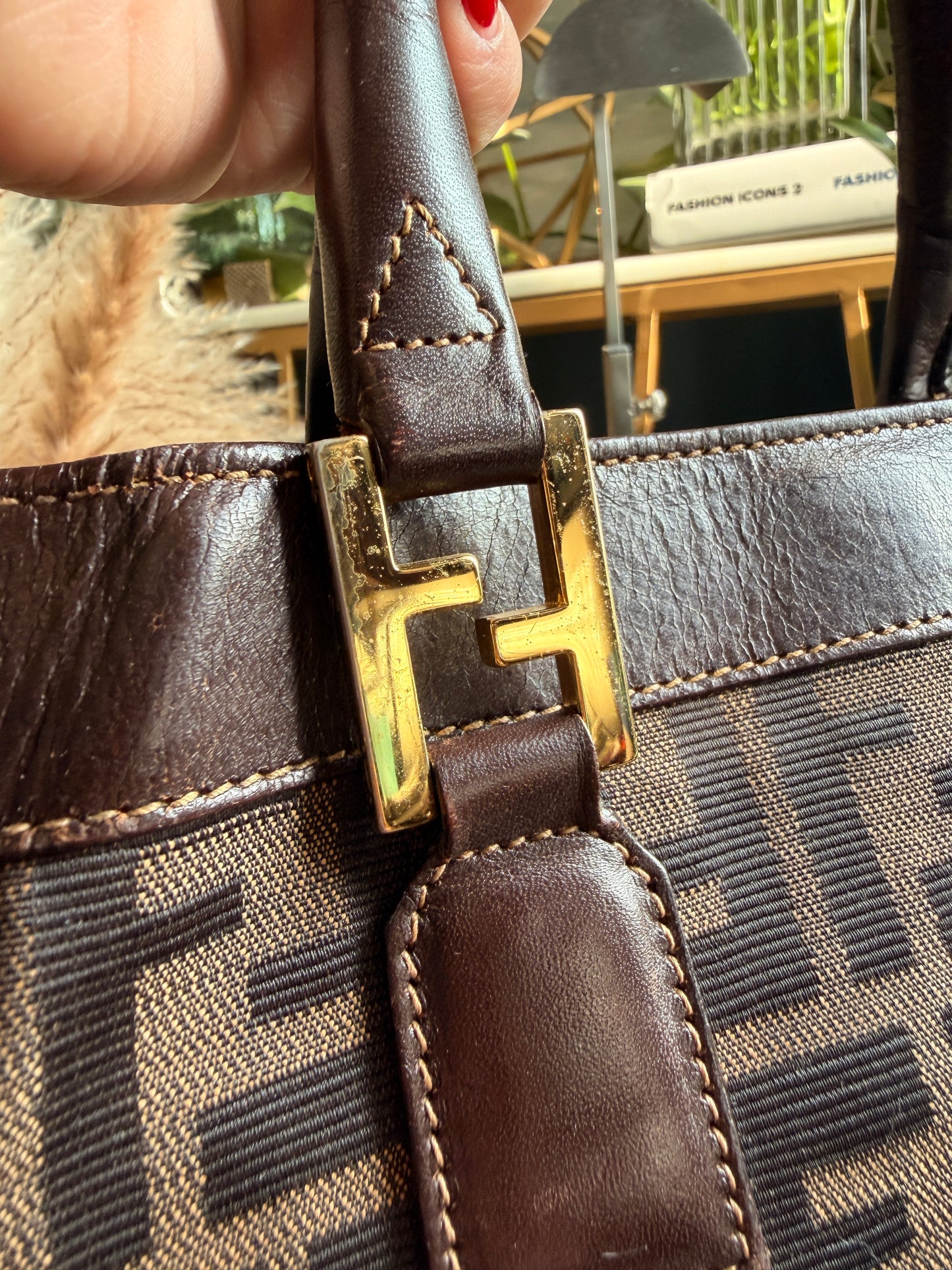 Fendi Vintage Zucca Tote