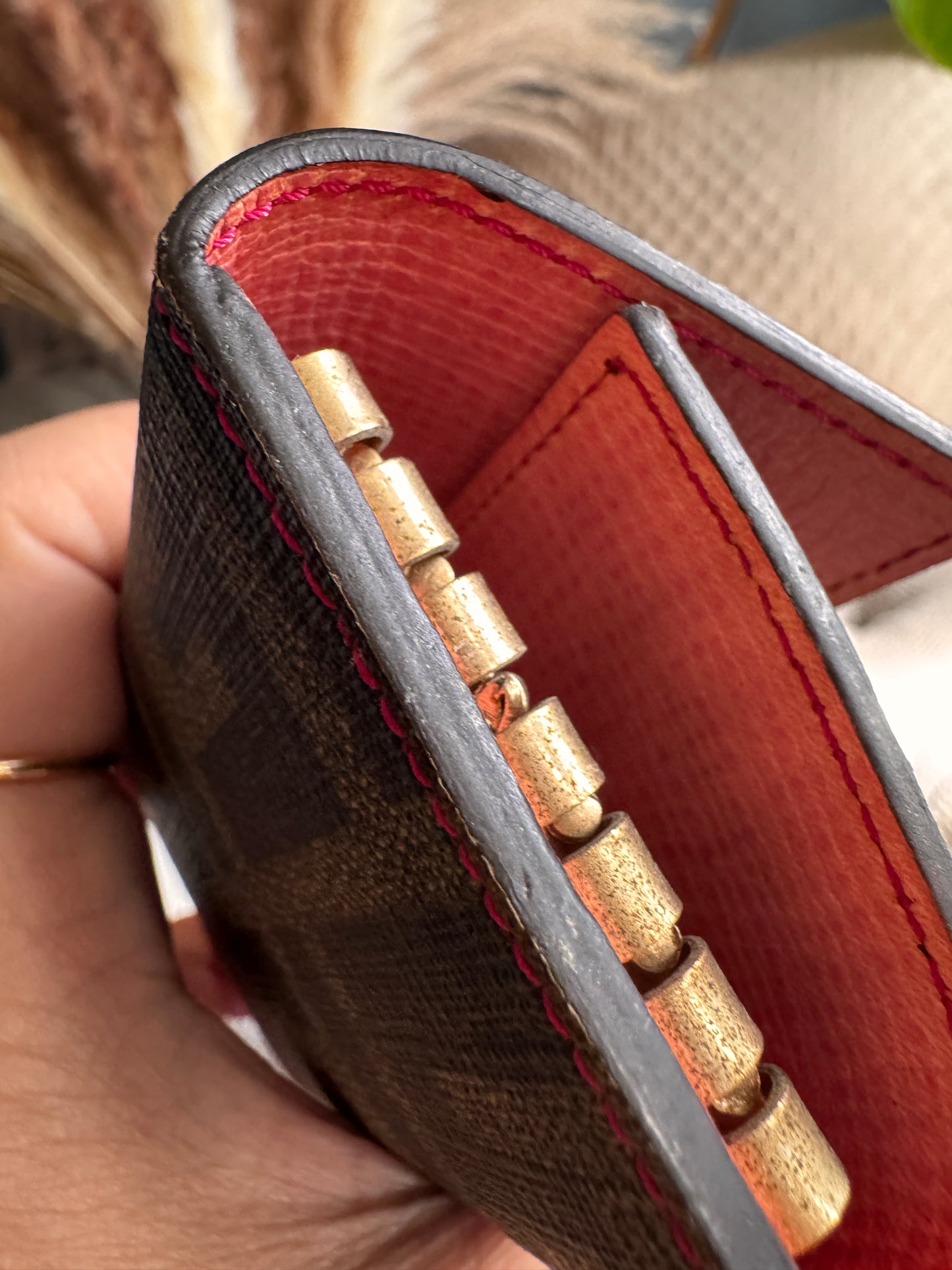 Fendi 6 hook Keycase in Zucca