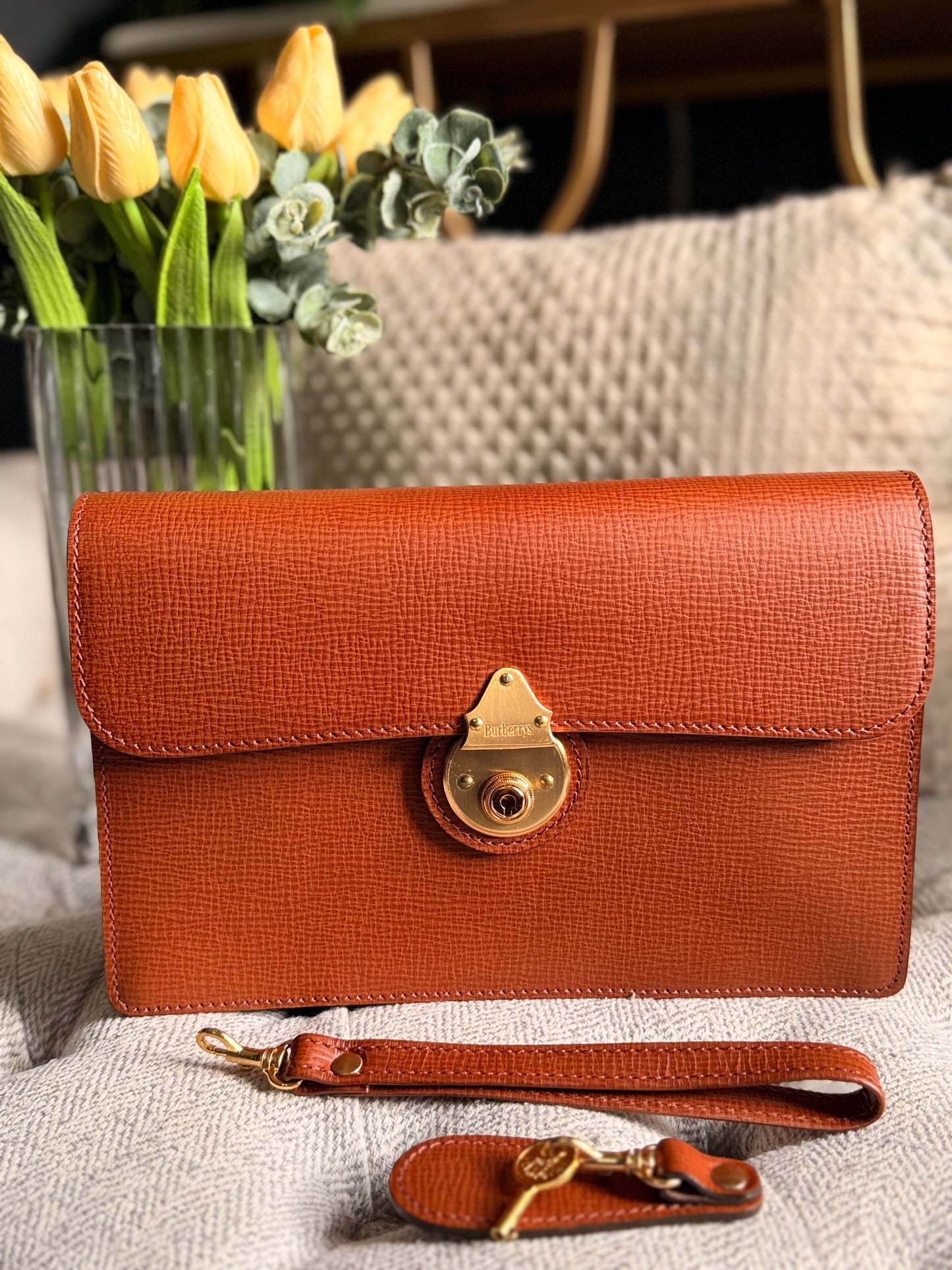 Burberry Vintage Wristlet/Clutch