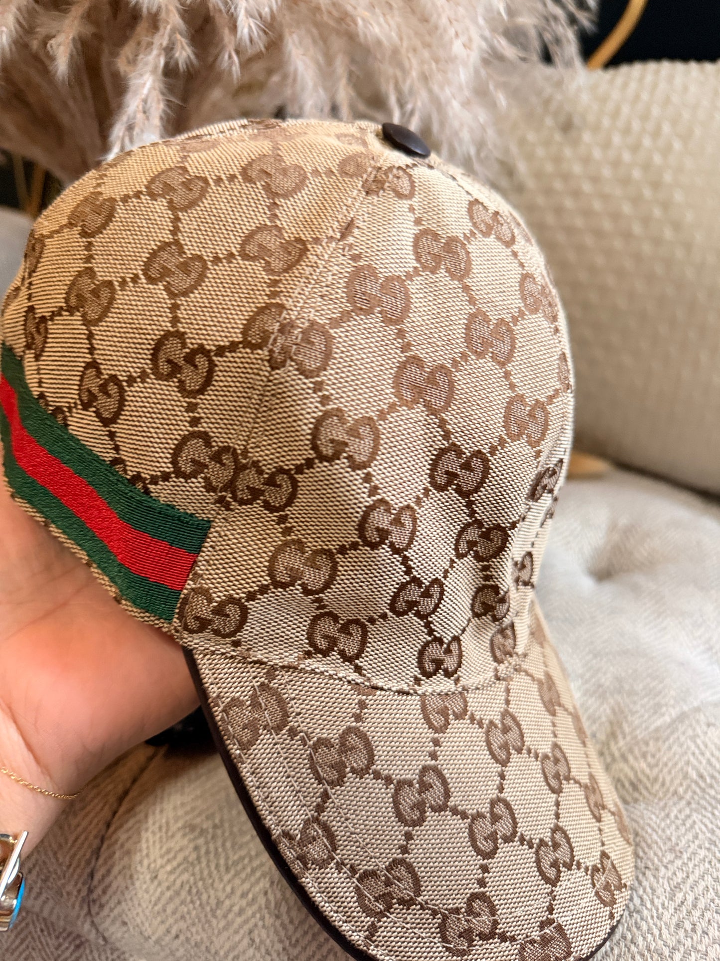 Gucci Cap with Web Detail