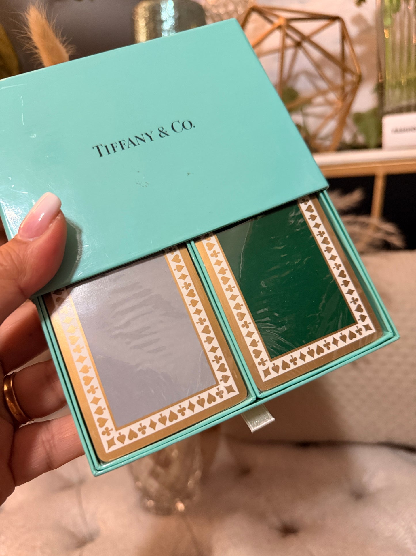 Tiffany&Co 2 Decks of Playing Cards, NIB
