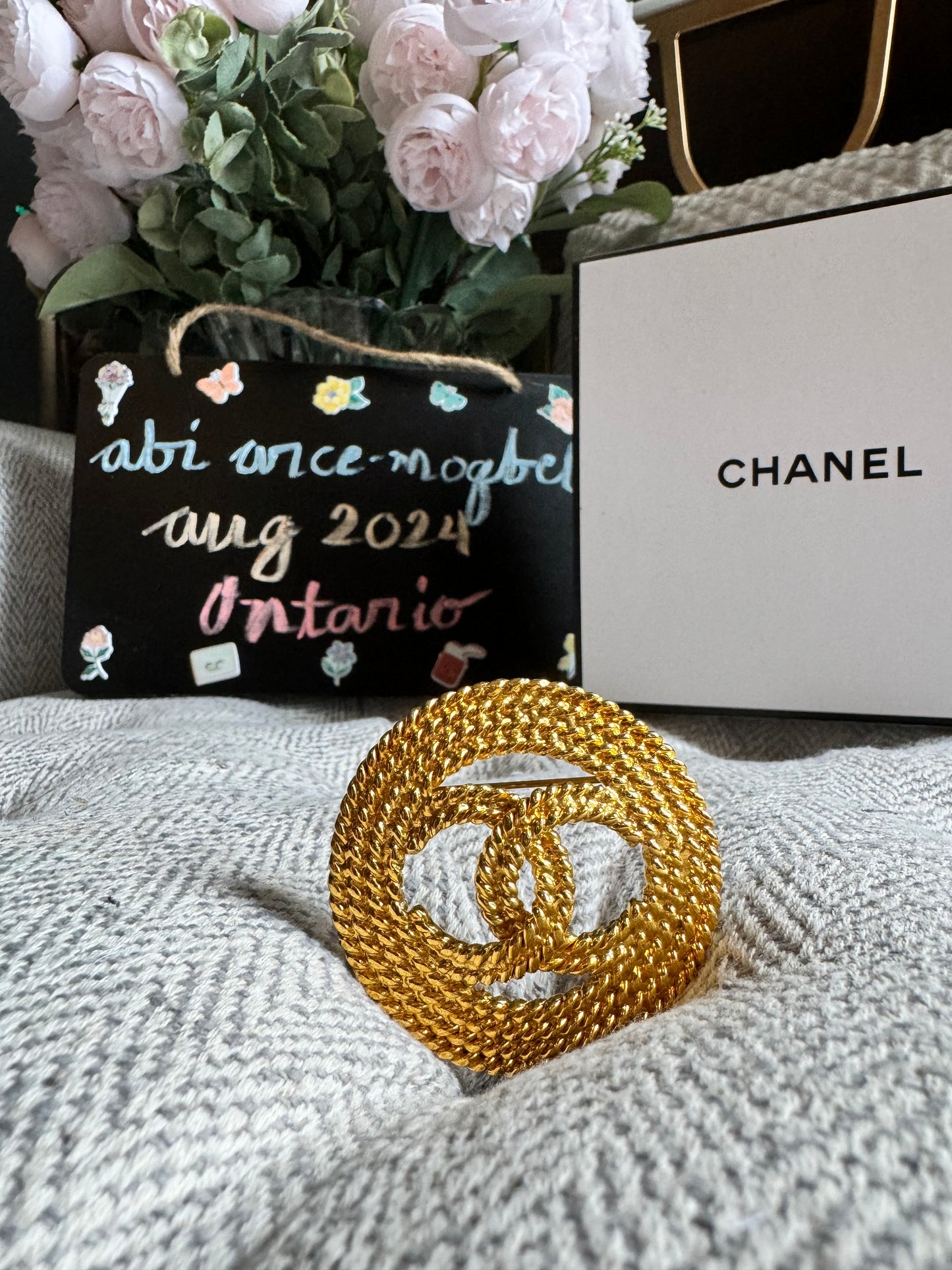 Chanel Vintage Braided Brooch